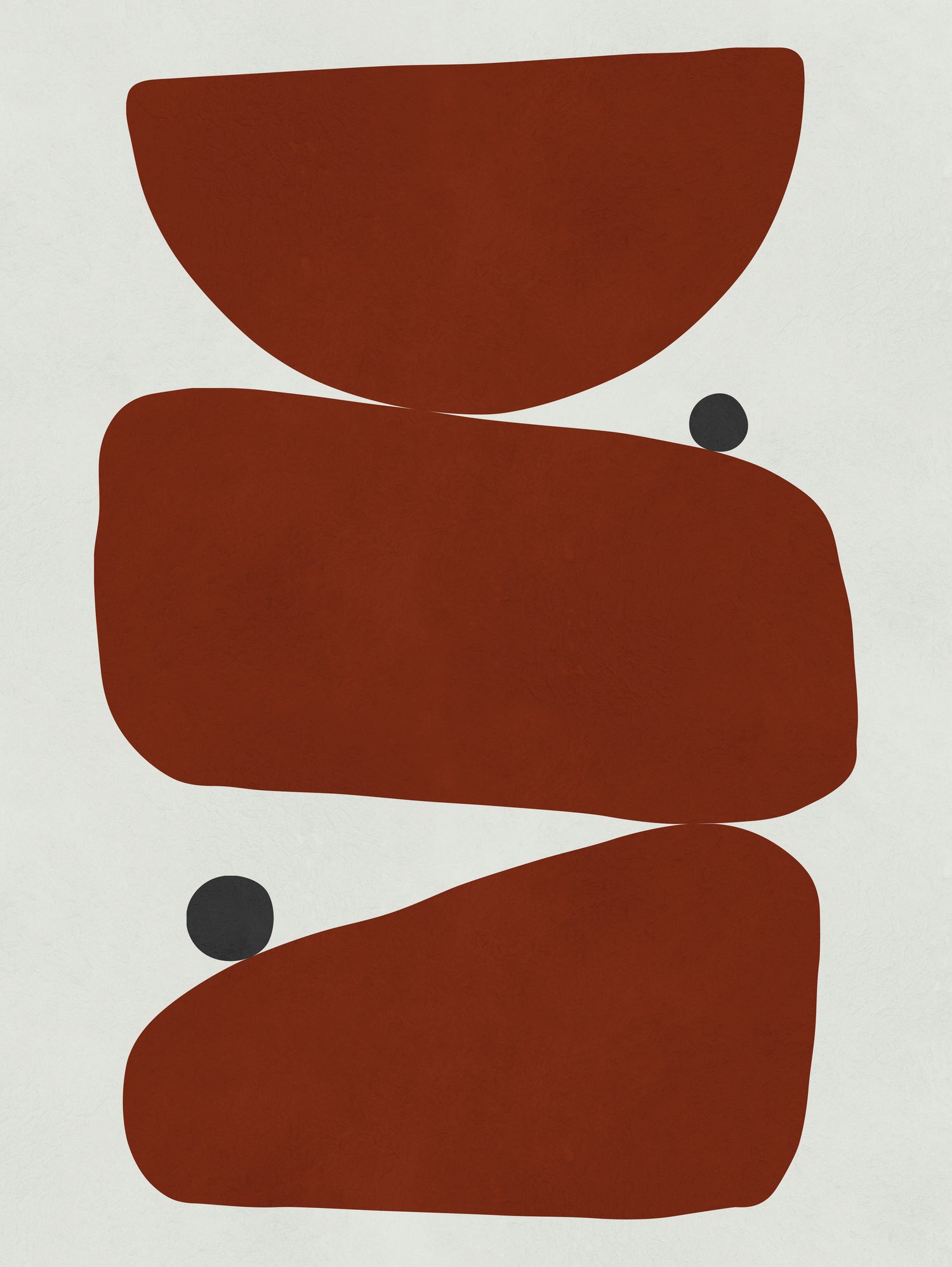 Brown expressionism by Victor Costa on GIANT ART - red shapes burgundy