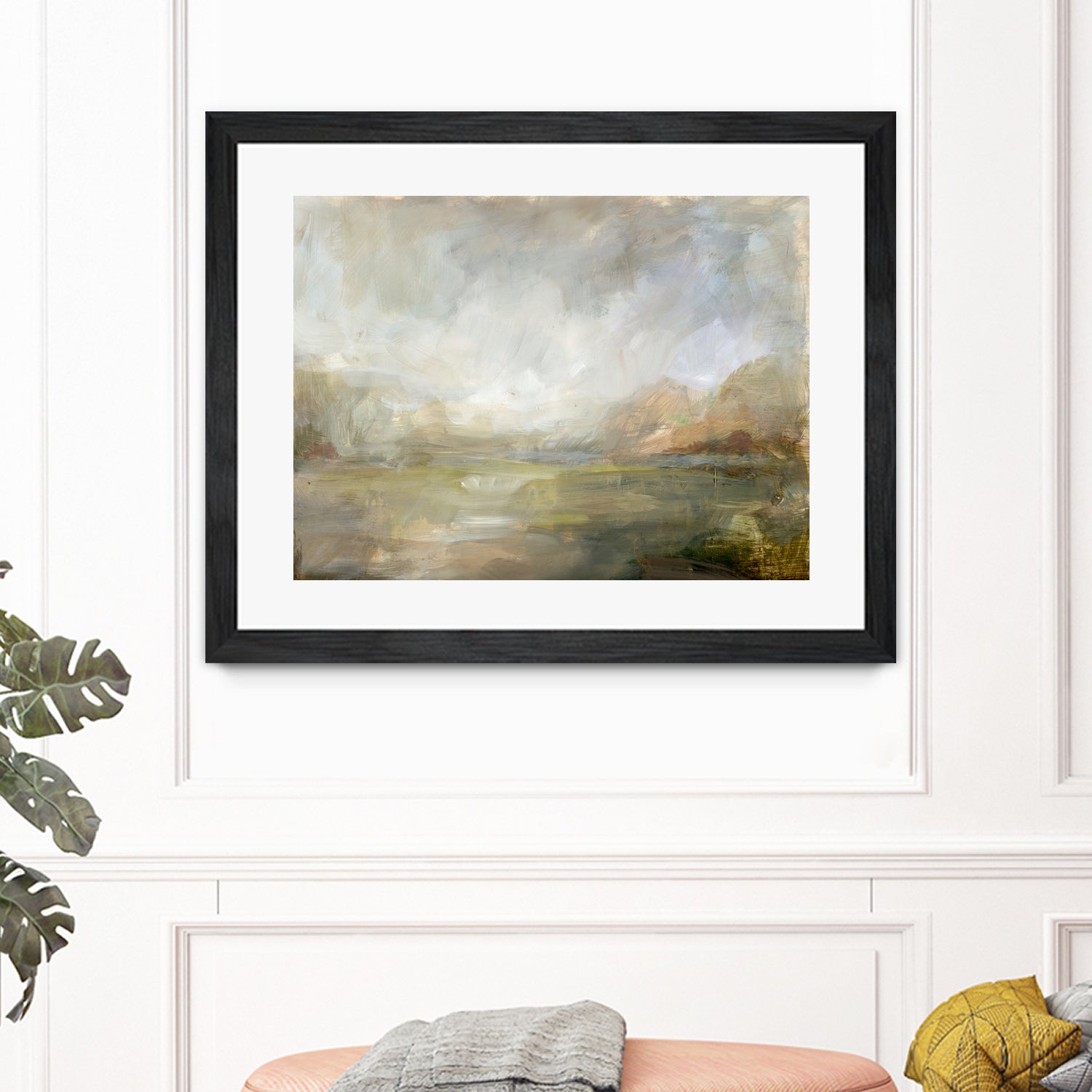 Misty Morning Vista by Julia Cheney on GIANT ART - 13568 illustration