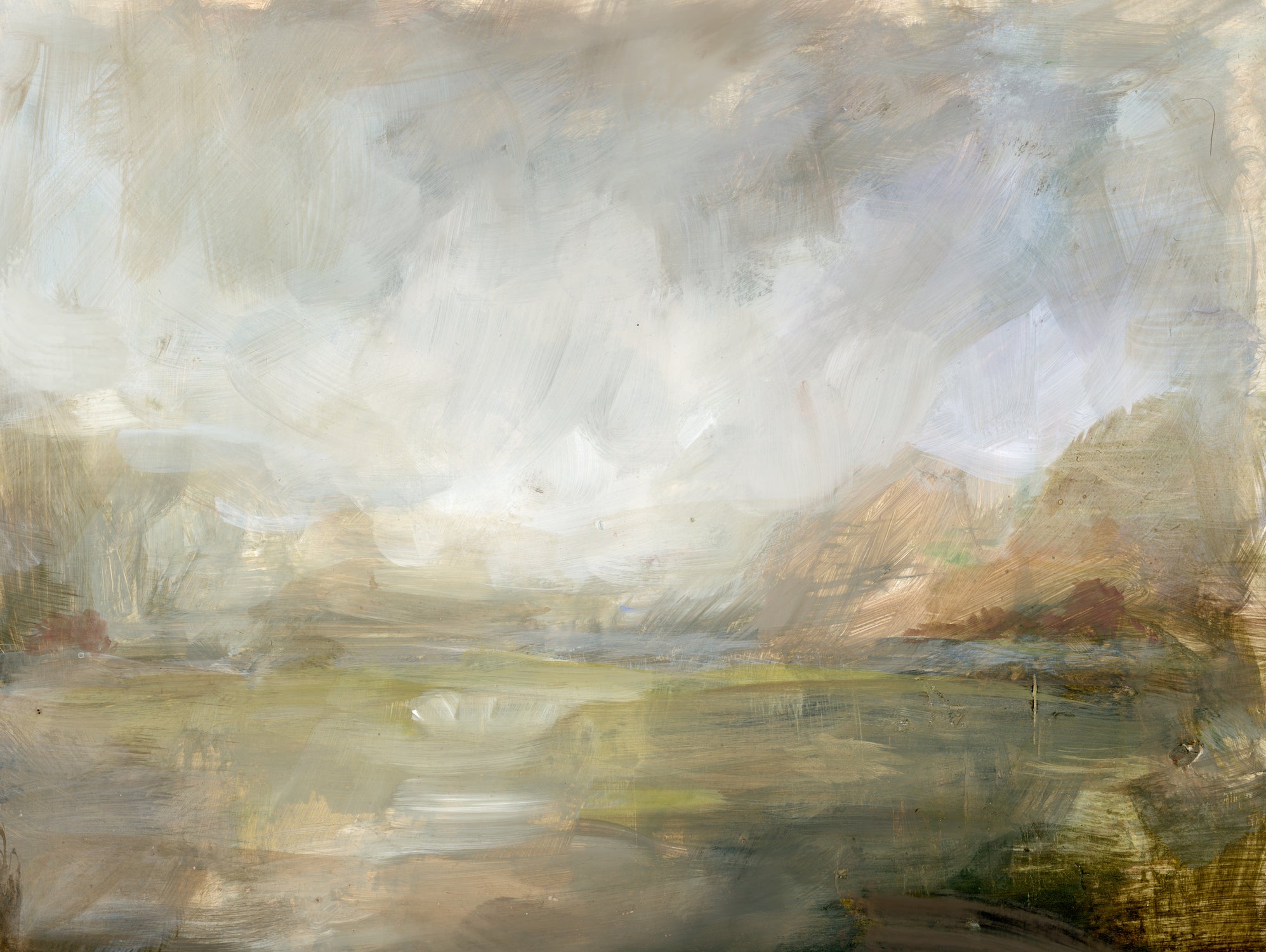 Misty Morning Vista by Julia Cheney on GIANT ART - 13568 illustration