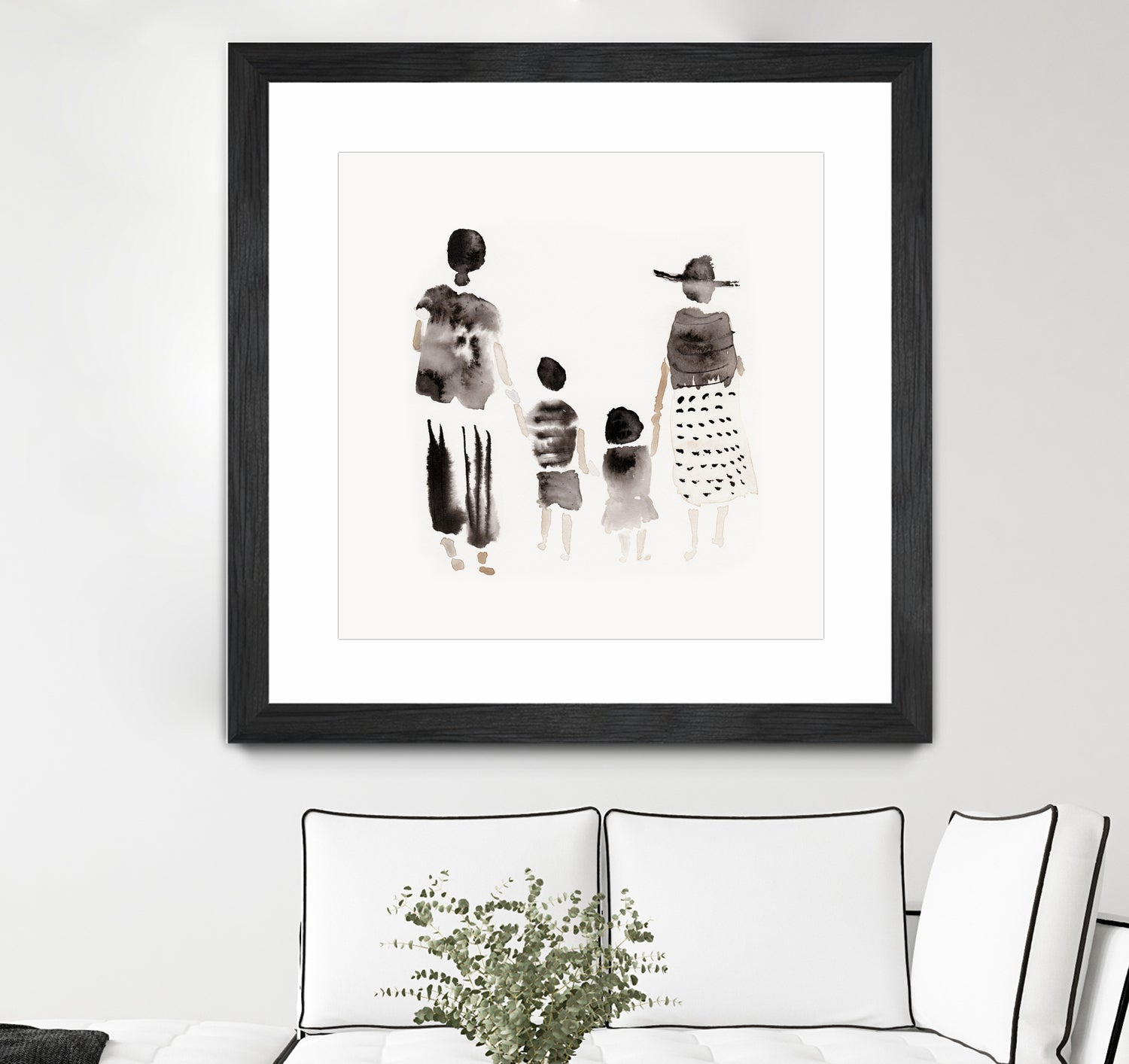 Family Silhouettes by Danushka Abeygoda on GIANT ART - 7200 illustration