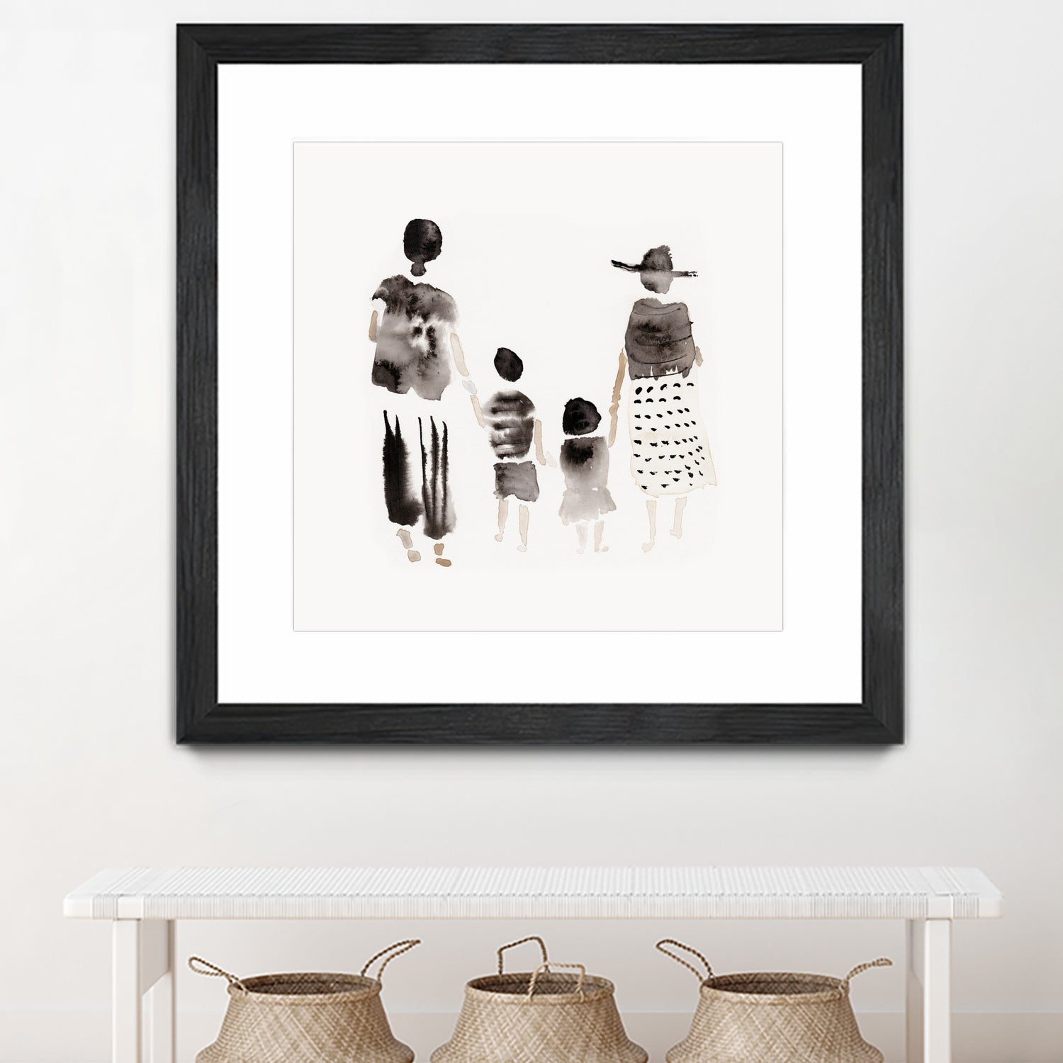 Family Silhouettes by Danushka Abeygoda on GIANT ART - 7200 illustration