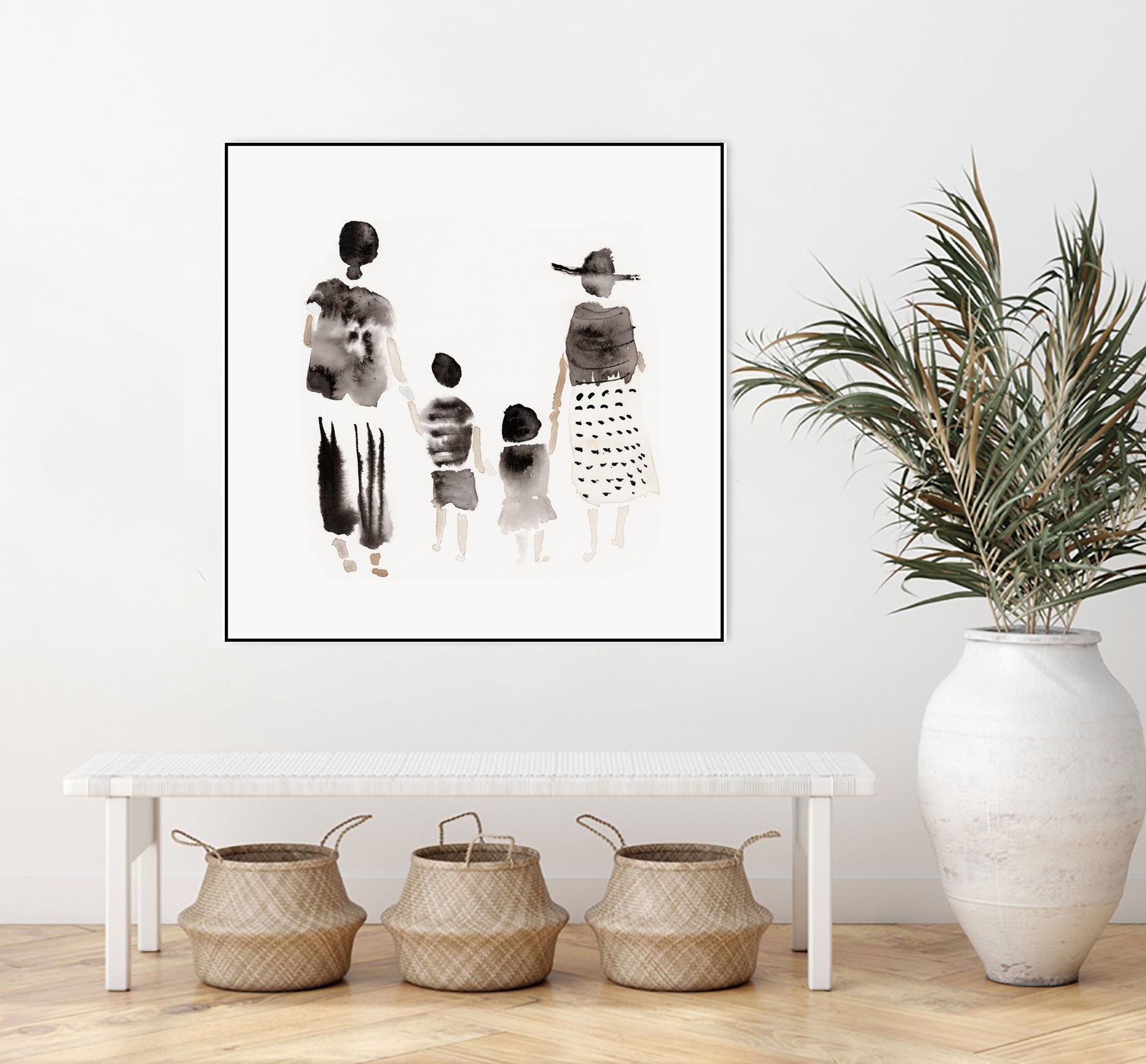 Family Silhouettes by Danushka Abeygoda on GIANT ART - 7200 illustration