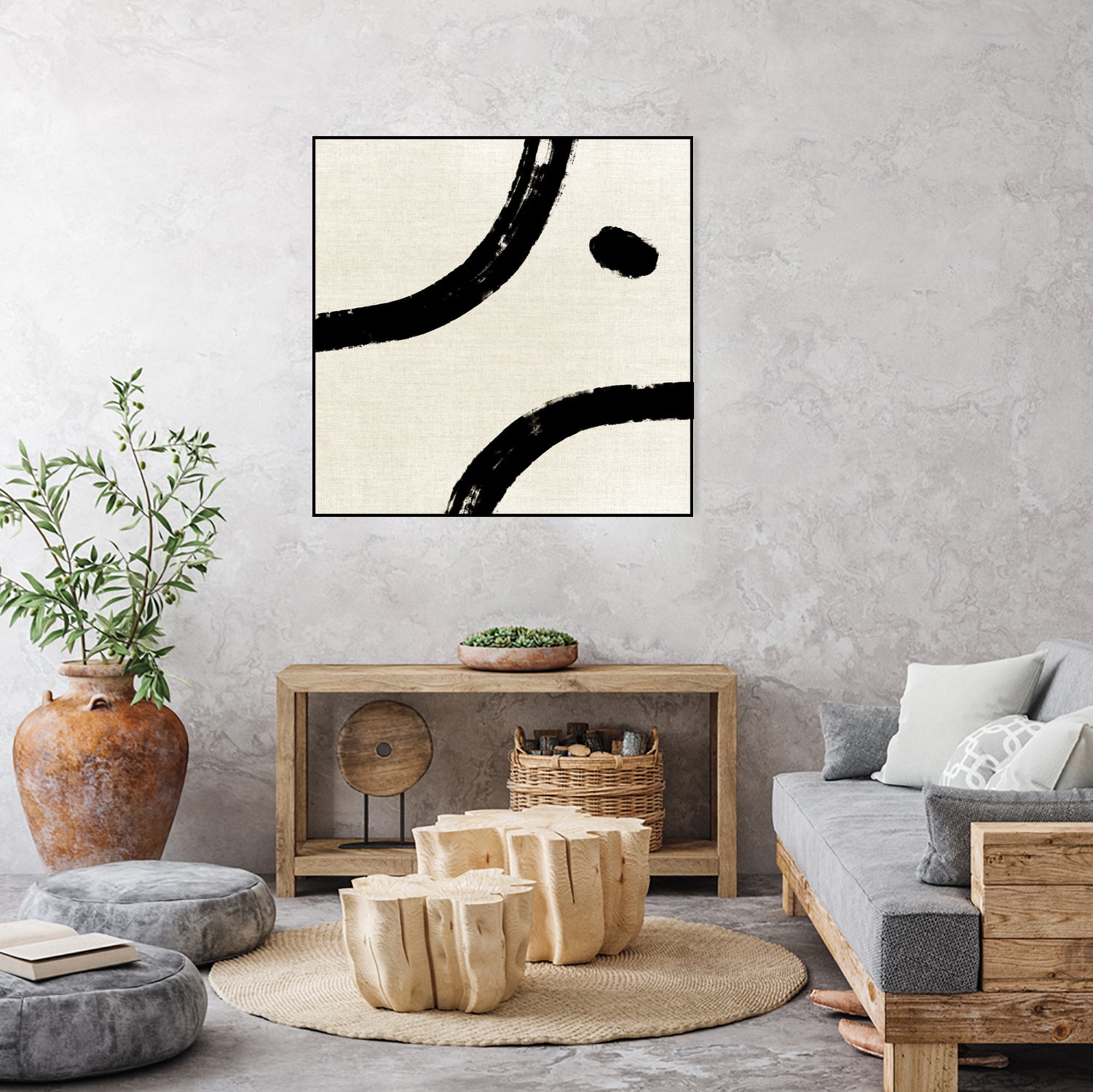 Abstract Minimal lines by Imaginative on GIANT ART - 10800 illustration