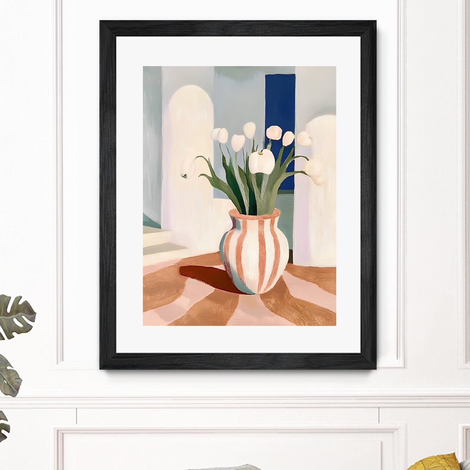 Tulips In a Vase by Avanesova Elena on GIANT ART - flowers and plants modern art