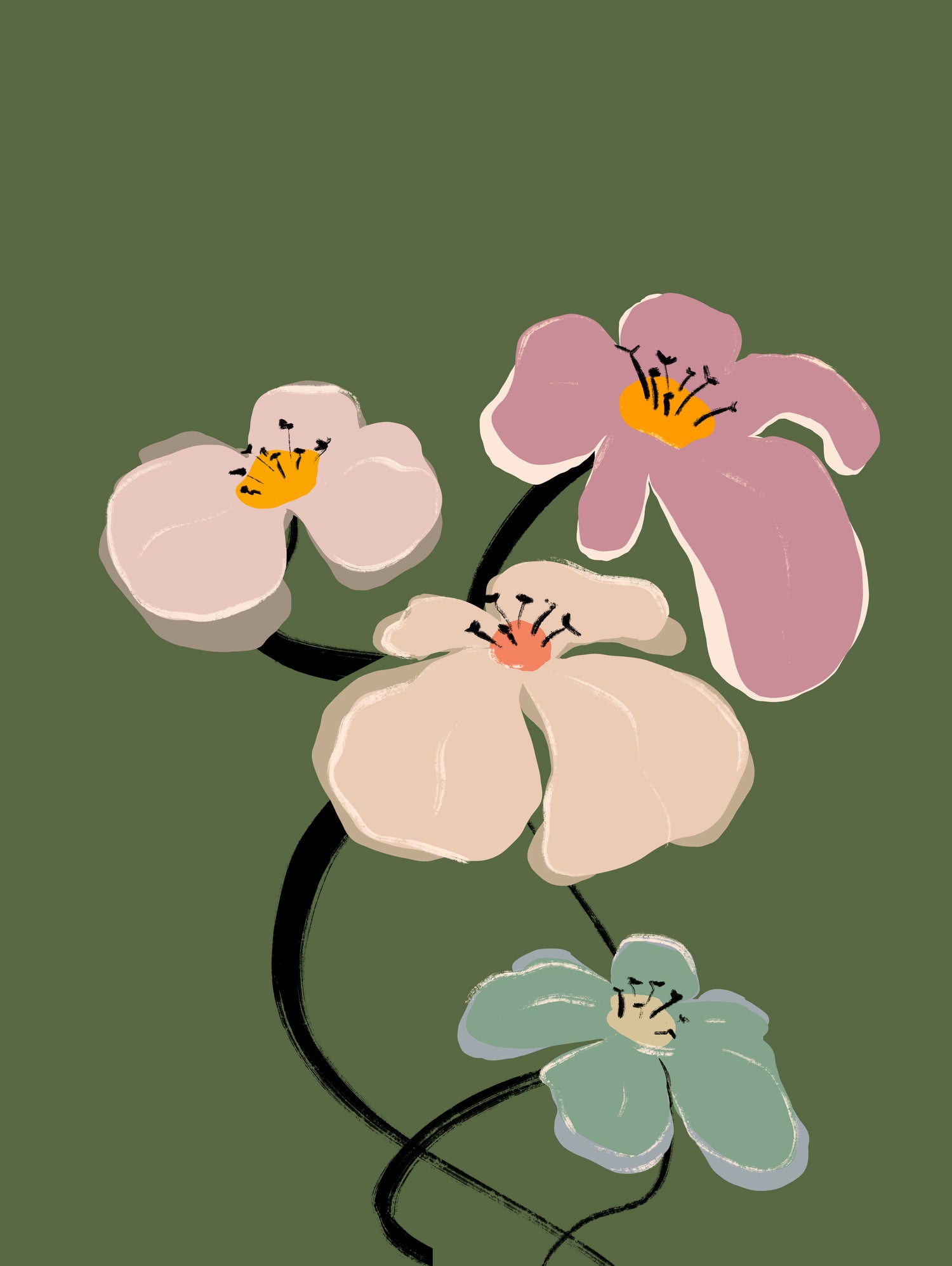 Zenflowersno10 by Treechild on GIANT ART -