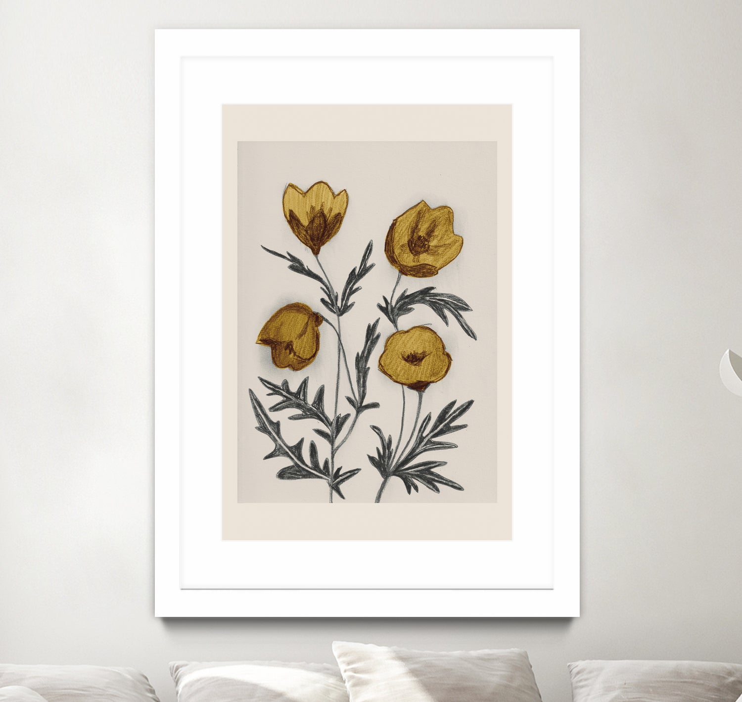 Charcoal Floral by Catalina Somolinos on GIANT ART - 11242 illustration