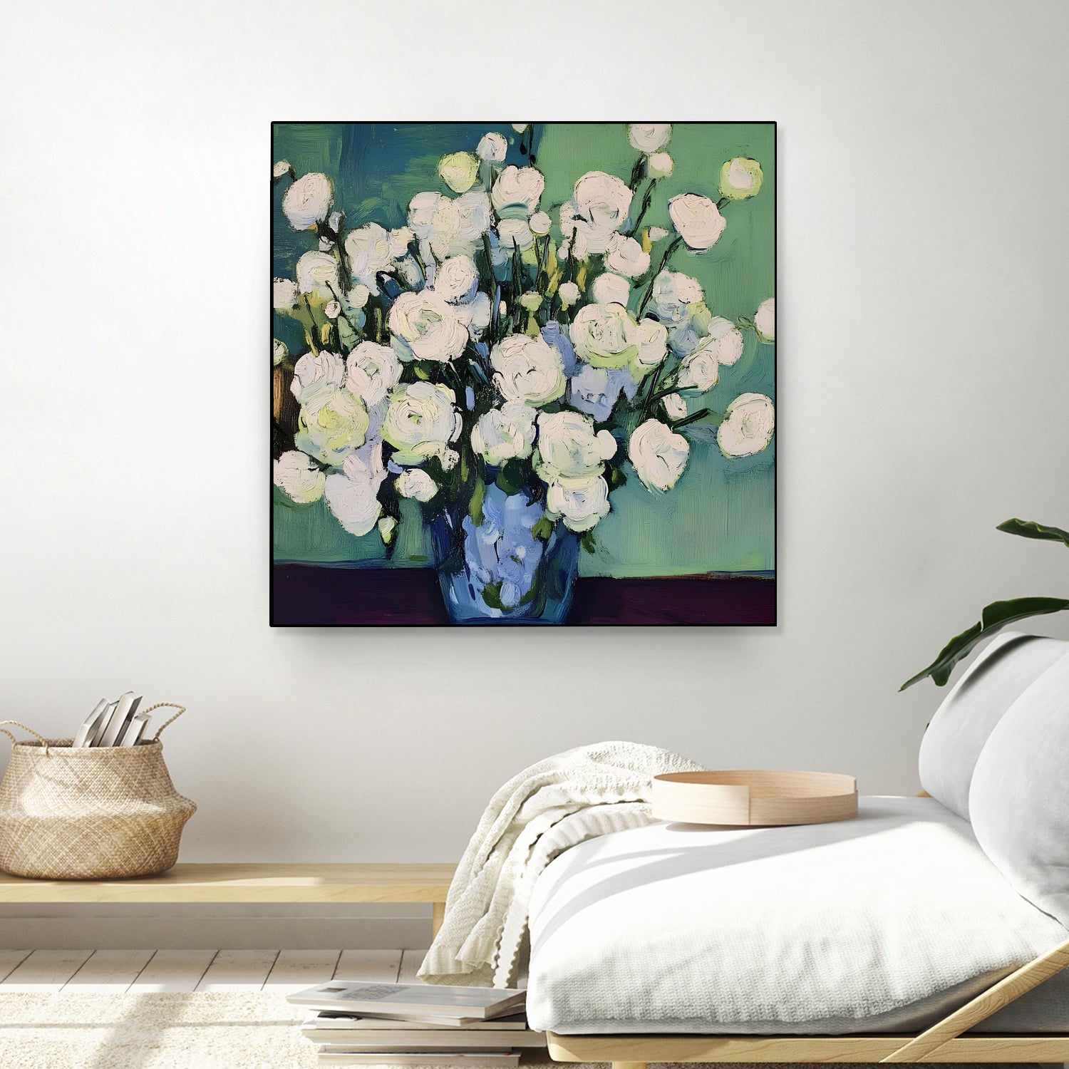 White Roses by Avanesova Elena on GIANT ART - white roses