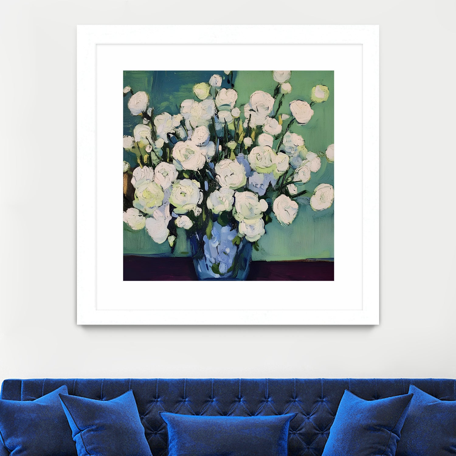 White Roses by Avanesova Elena on GIANT ART - white roses