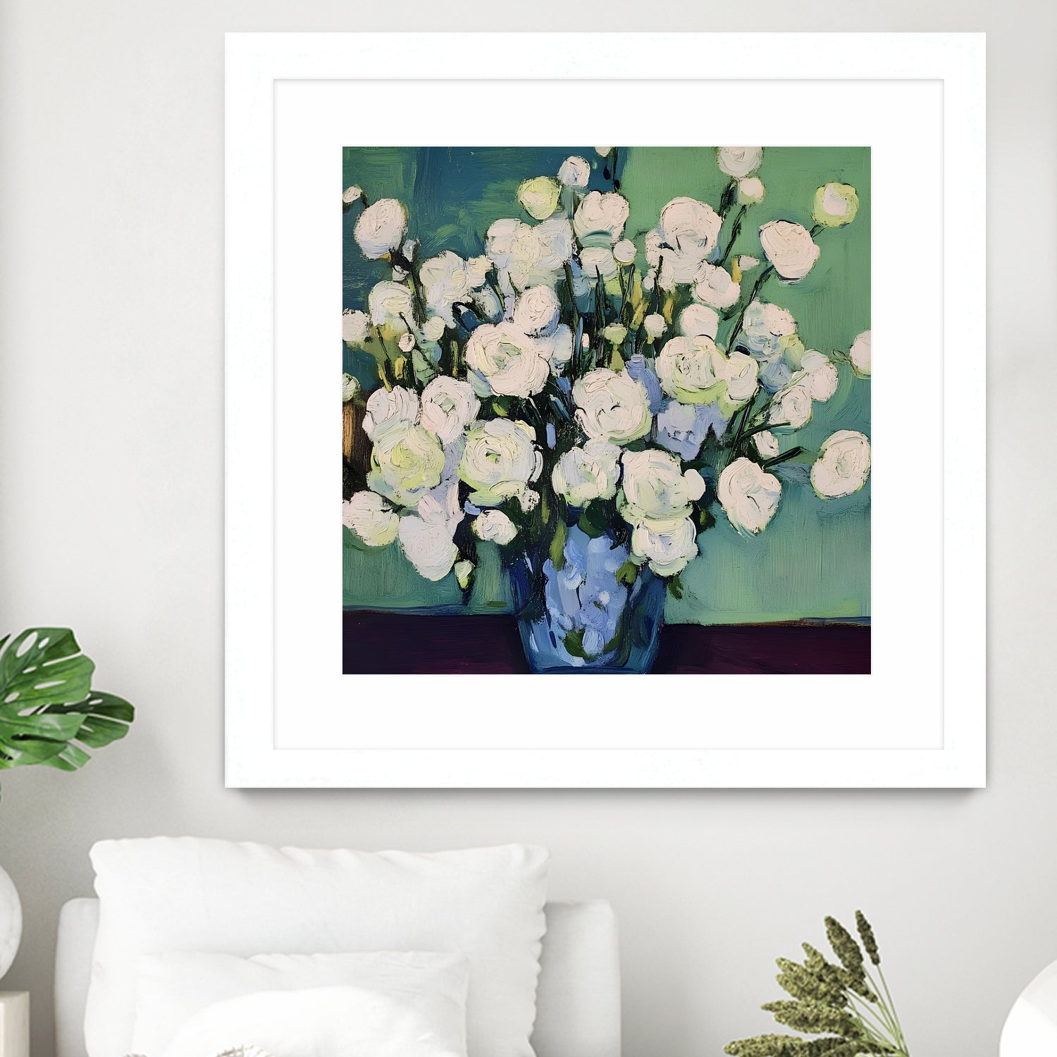 White Roses by Avanesova Elena on GIANT ART - white roses