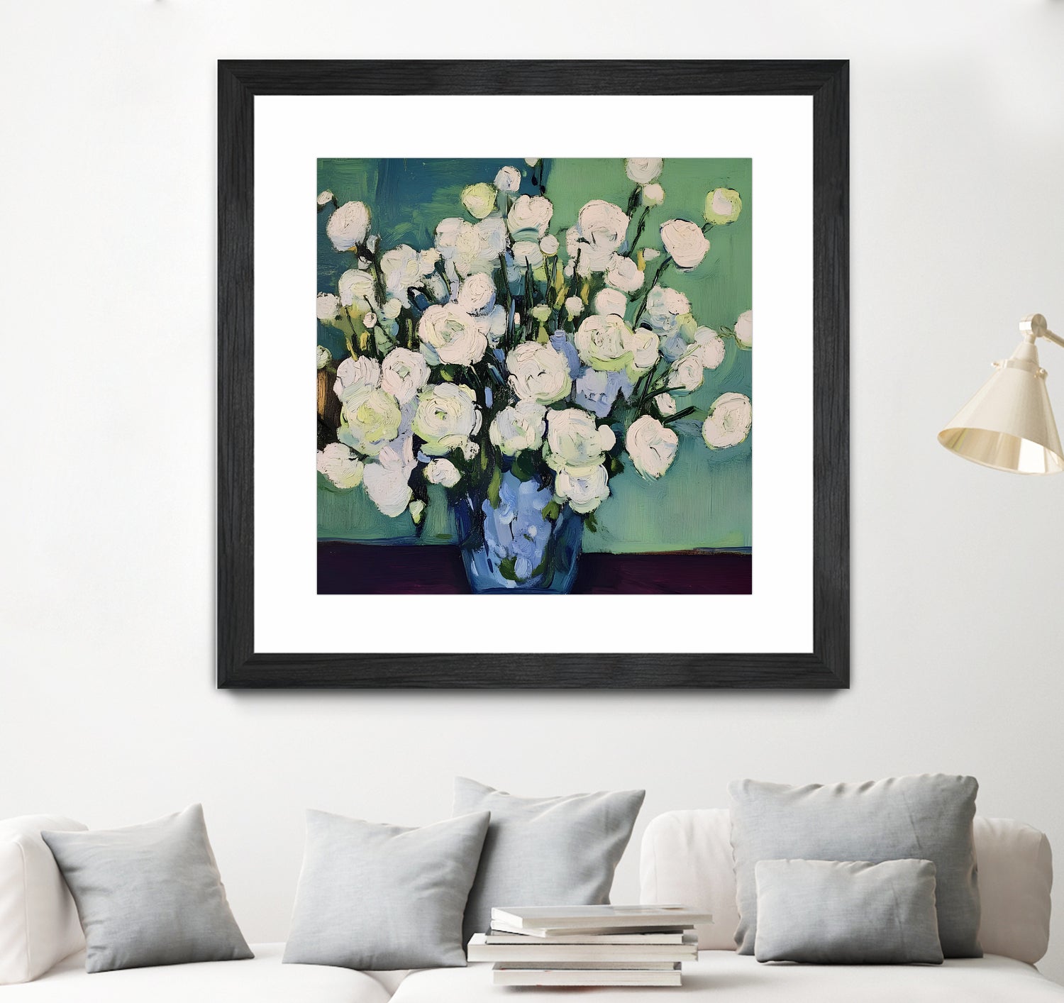White Roses by Avanesova Elena on GIANT ART - white roses