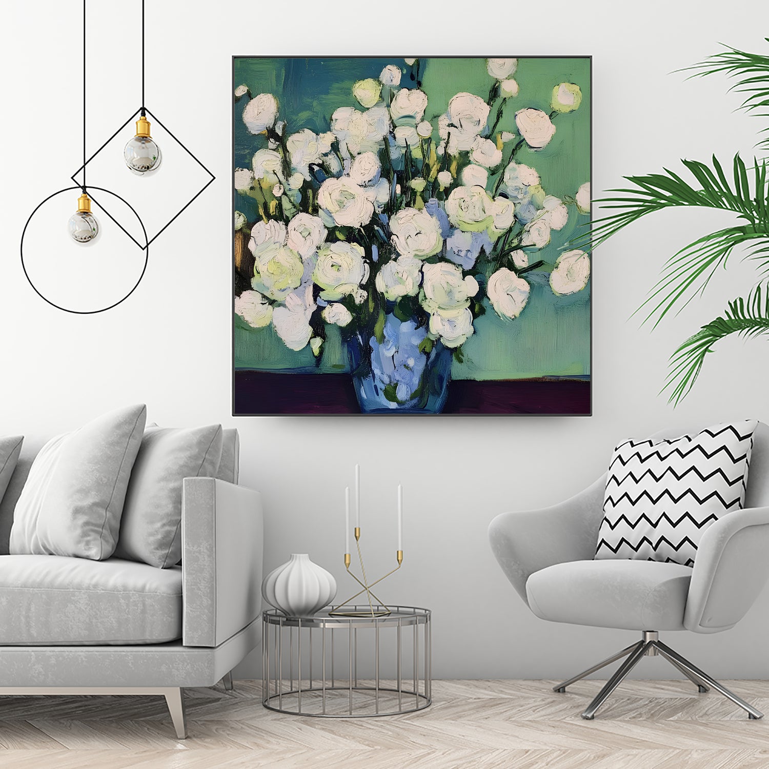 White Roses by Avanesova Elena on GIANT ART - white roses