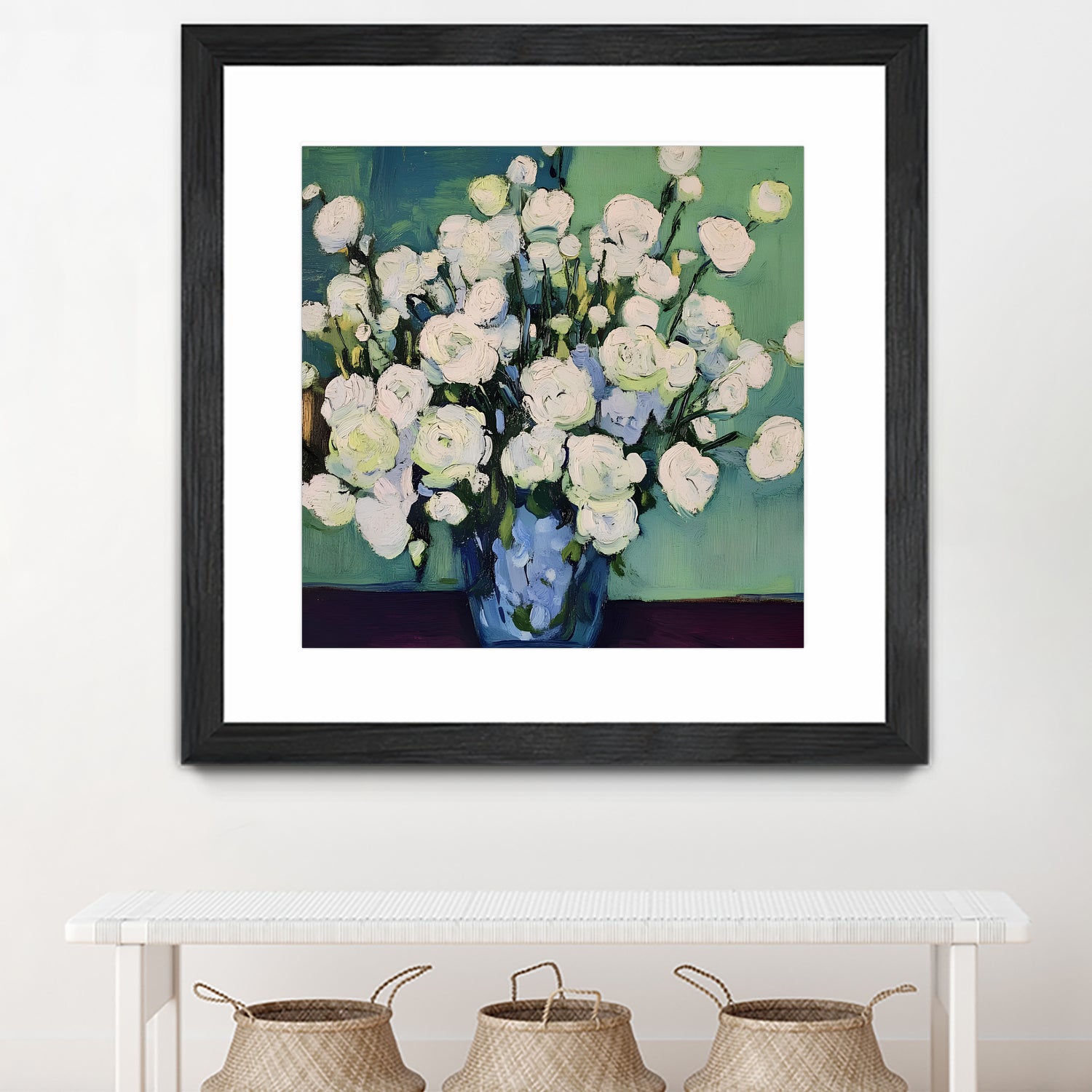 White Roses by Avanesova Elena on GIANT ART - white roses