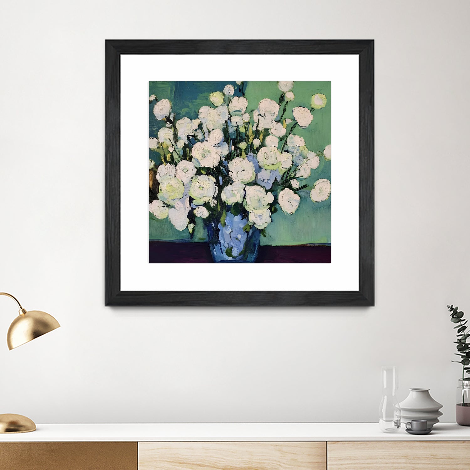 White Roses by Avanesova Elena on GIANT ART - white roses