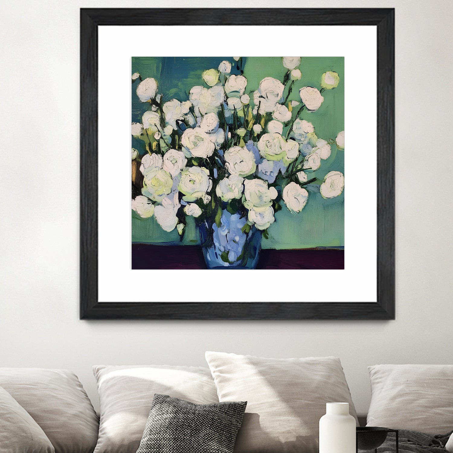 White Roses by Avanesova Elena on GIANT ART - white roses