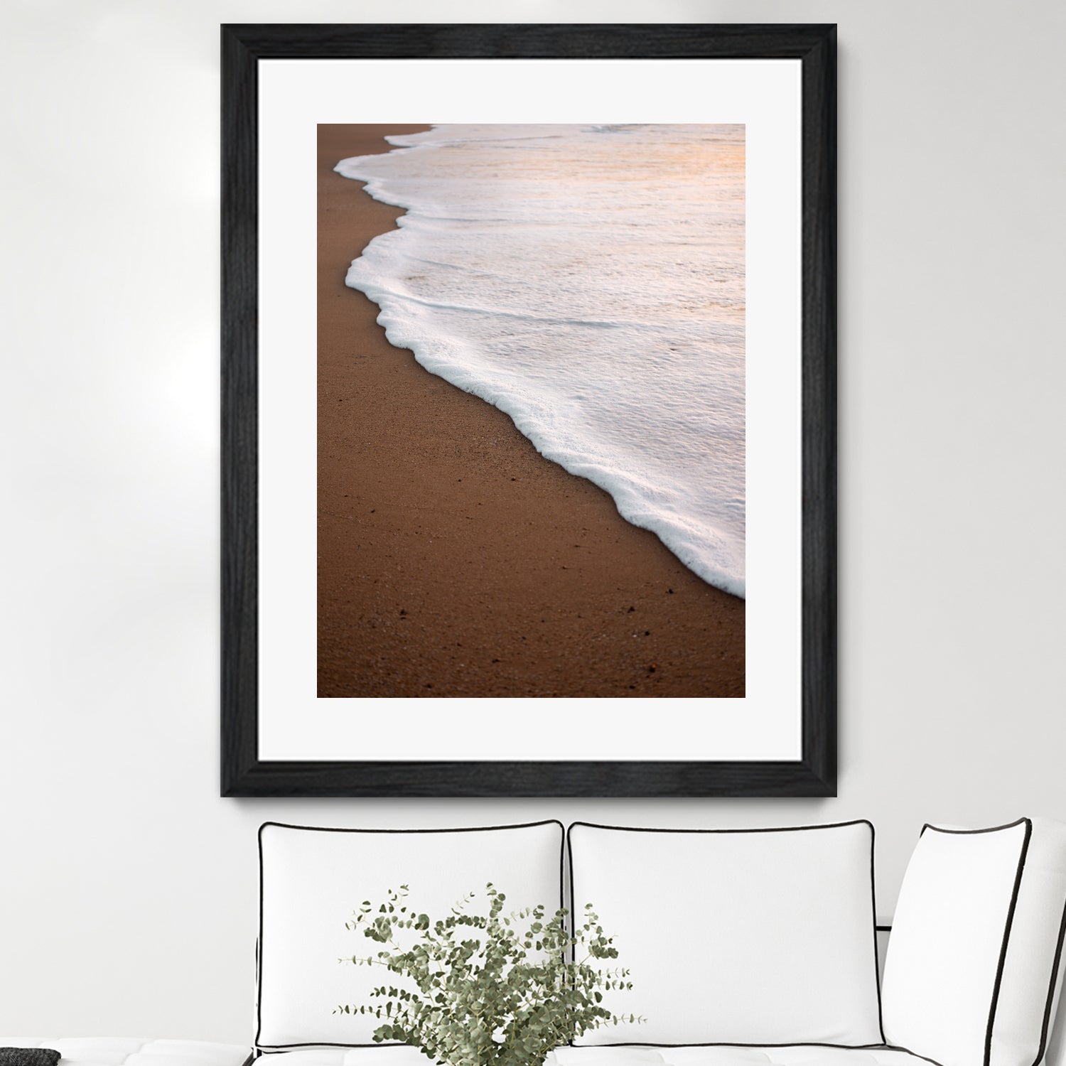 Minimalist Beach Wave by Raisa Zwart on GIANT ART - abstract beach waves