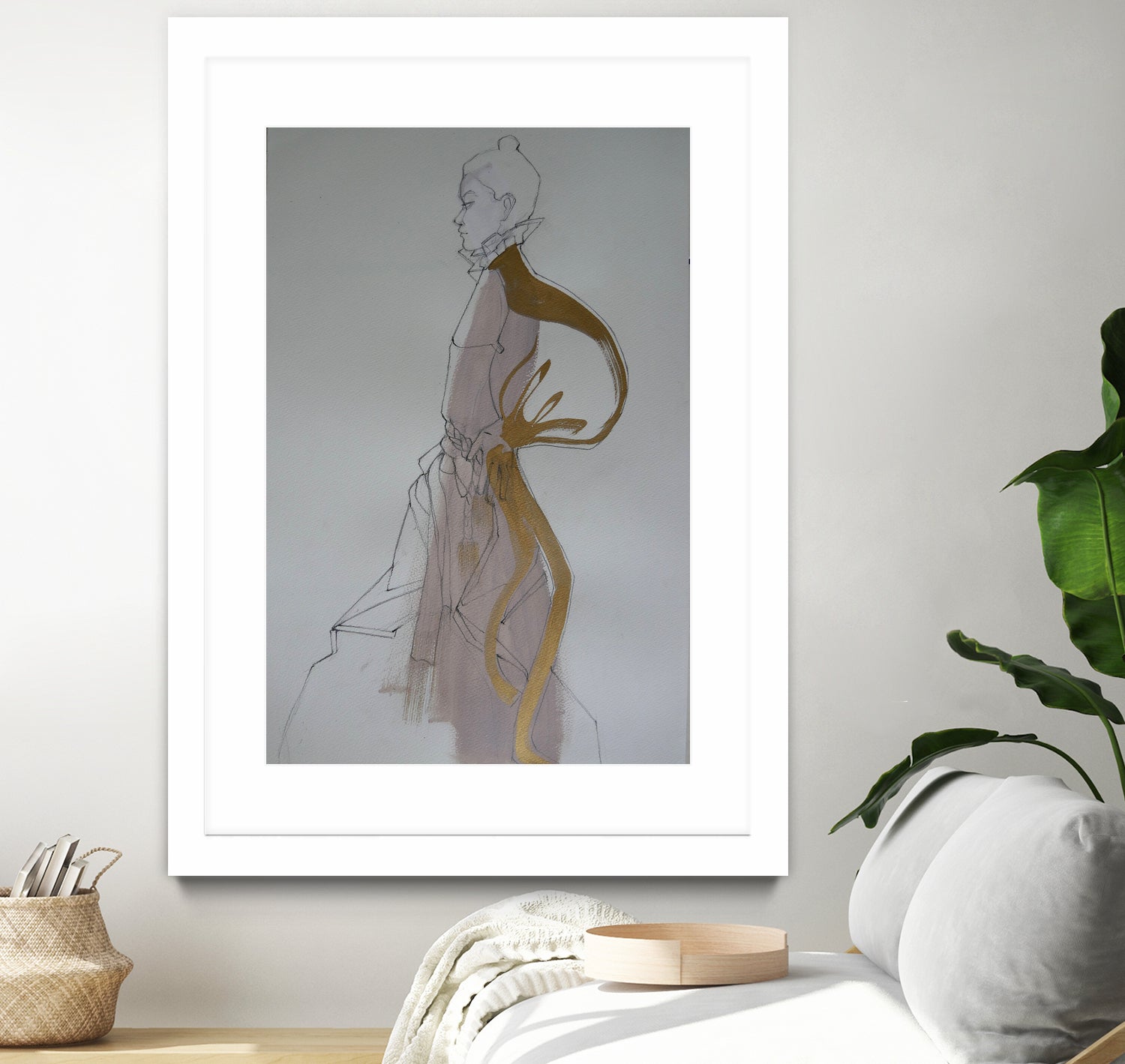 Golden Dress by Doris Schmitz on GIANT ART - 2958 photography