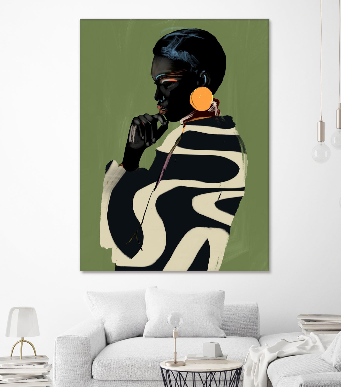 Bold Contemplation by ThingDesign on GIANT ART - illustration modern art