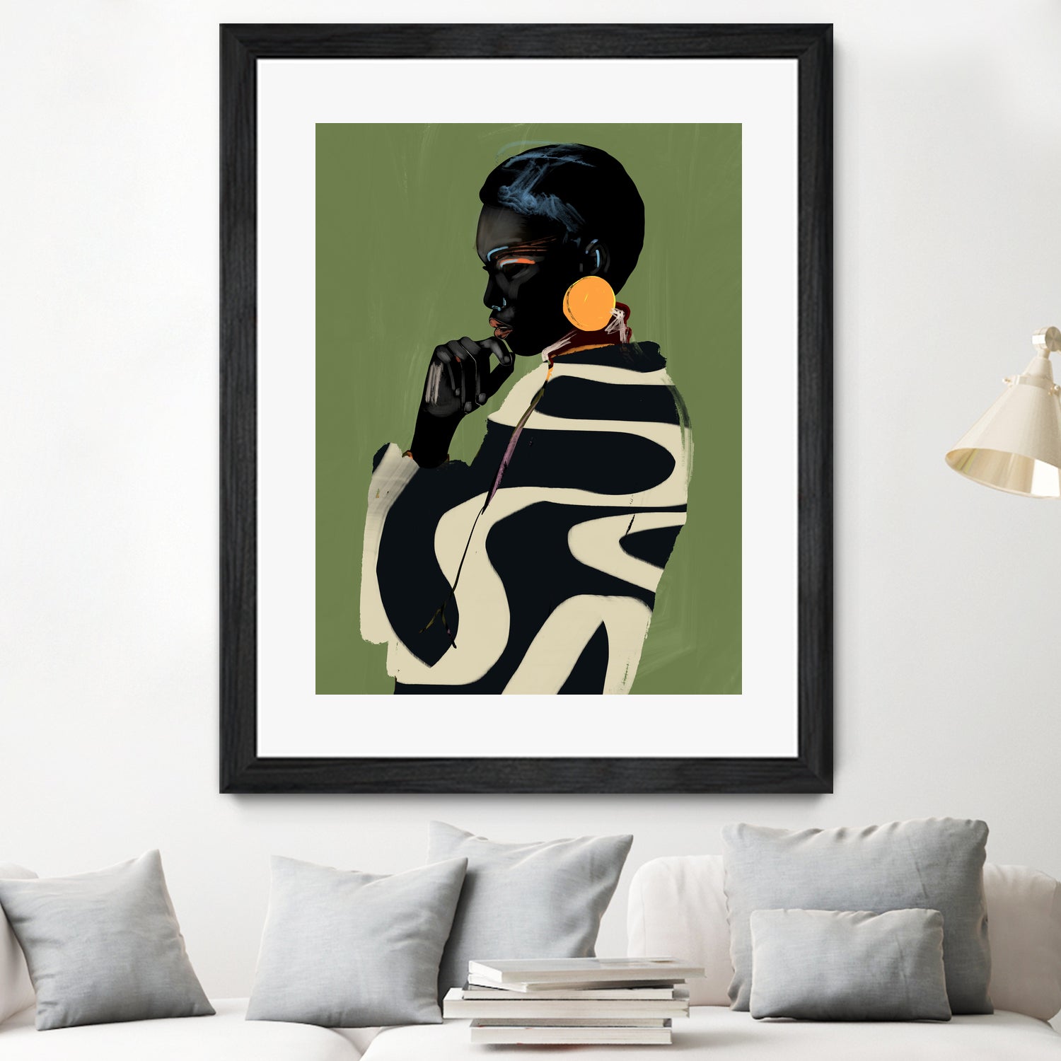Bold Contemplation by ThingDesign on GIANT ART - illustration modern art