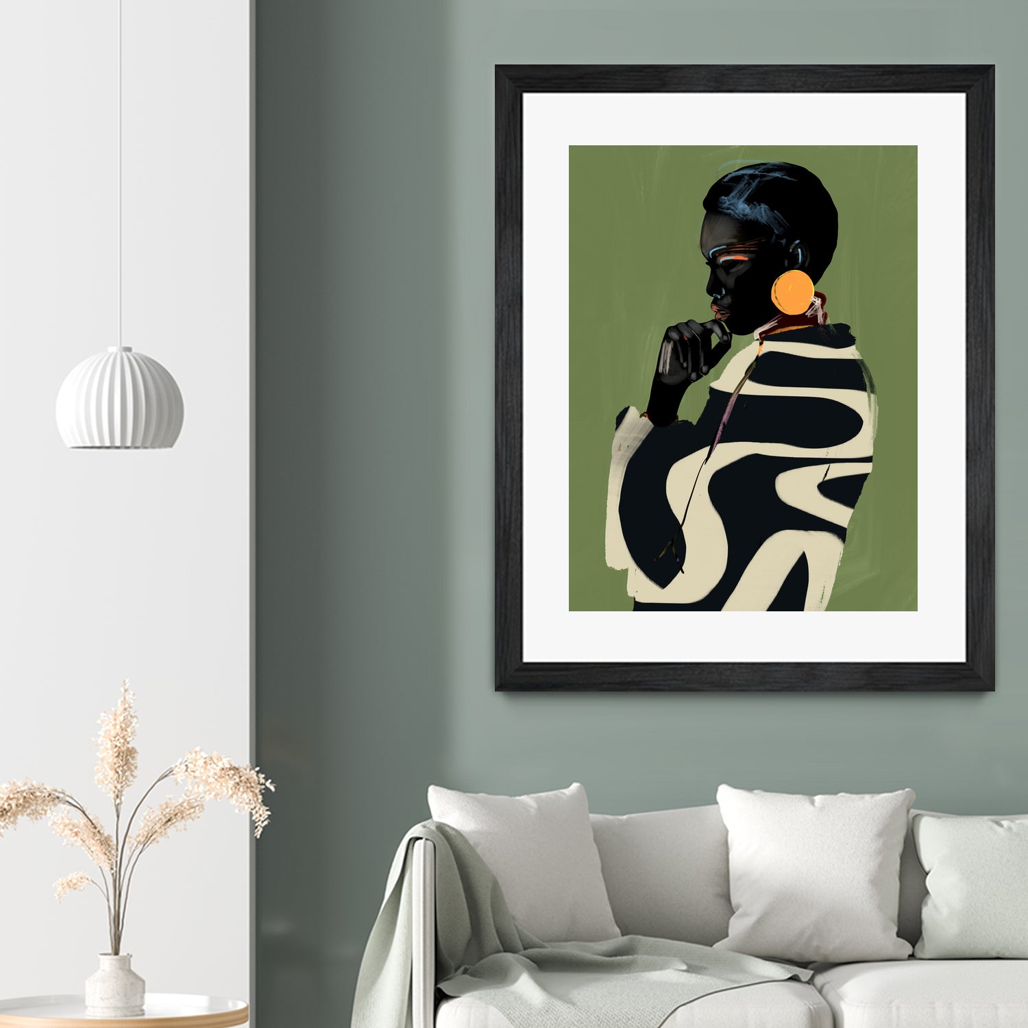 Bold Contemplation by ThingDesign on GIANT ART - illustration modern art