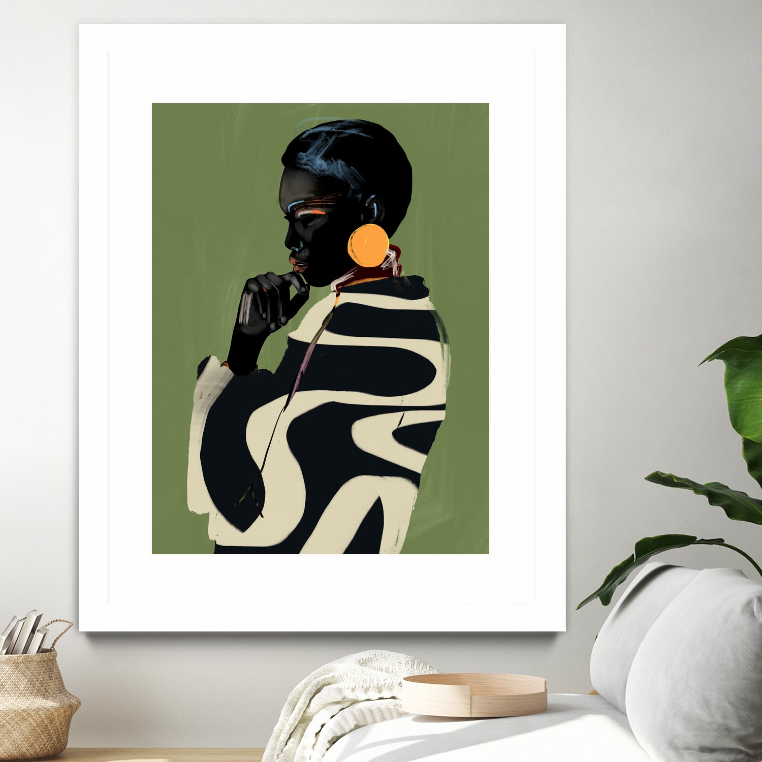 Bold Contemplation by ThingDesign on GIANT ART - illustration modern art
