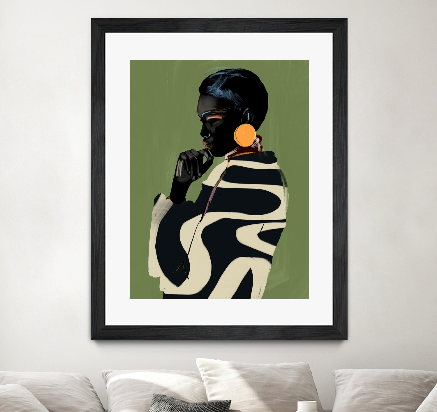 Bold Contemplation by ThingDesign on GIANT ART - illustration modern art