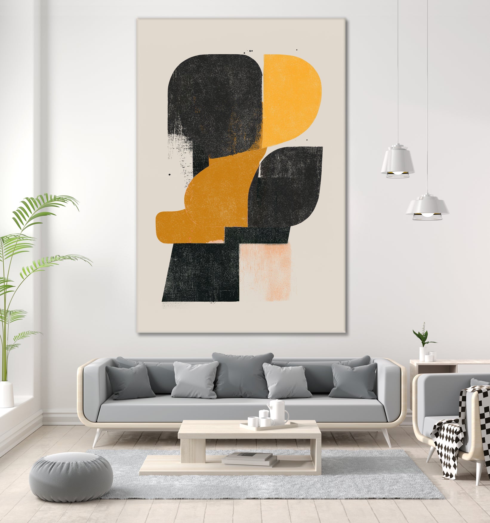 Abstract Shapes No.1 by THE MIUUS STUDIO on GIANT ART - abstract