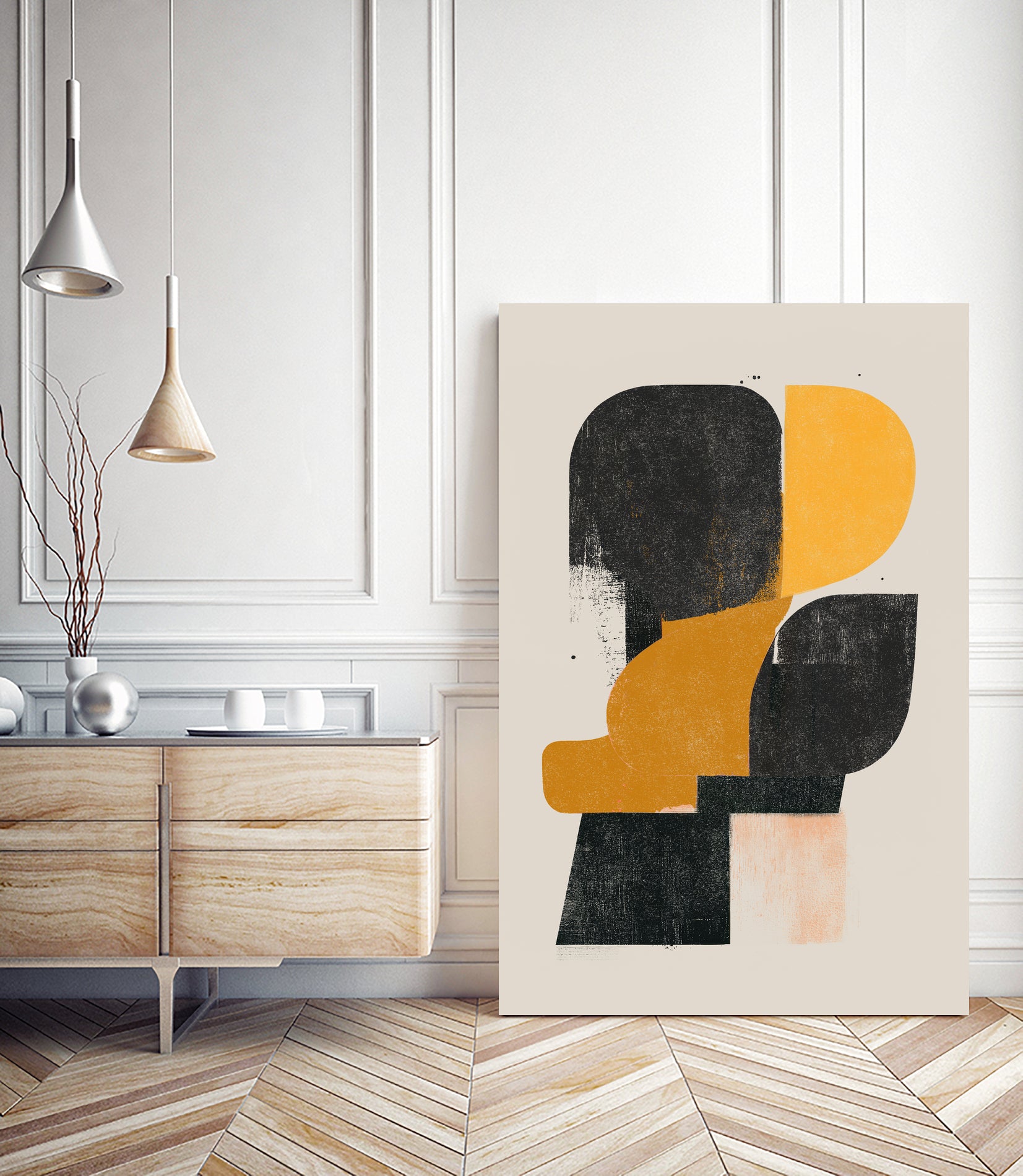 Abstract Shapes No.1 by THE MIUUS STUDIO on GIANT ART - abstract