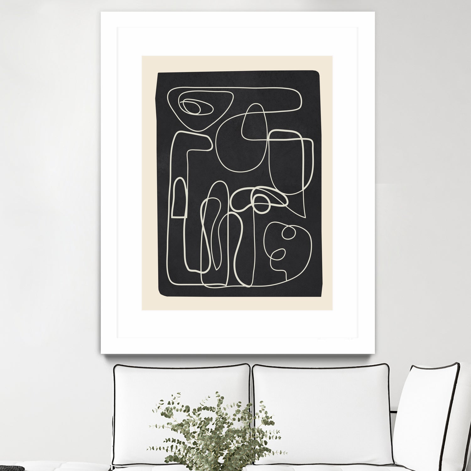 Flowing Lines Maze by City Art on GIANT ART - abstract abstract art print
