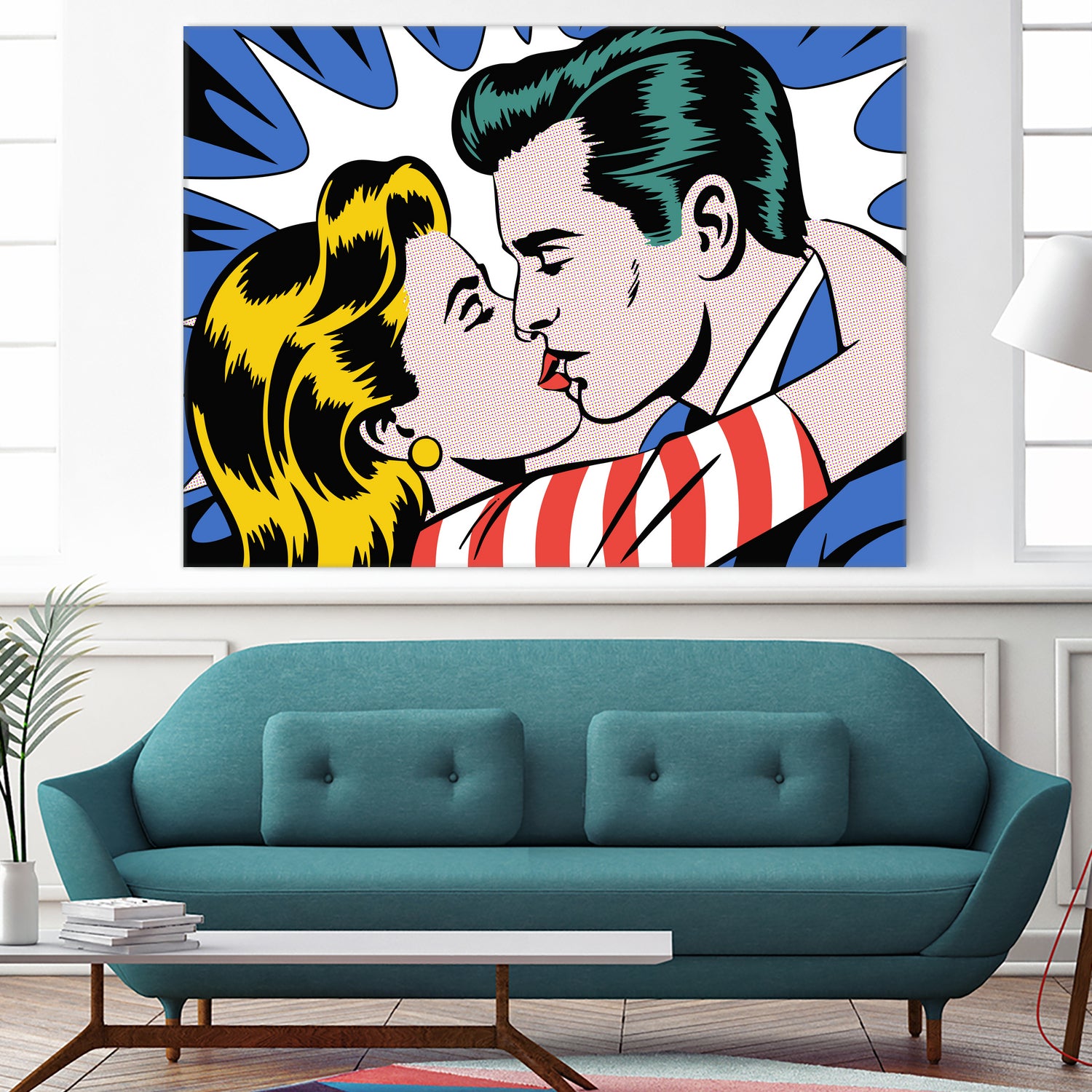 Welcome Home Darling by Andreas Magnusson on GIANT ART - illustration love