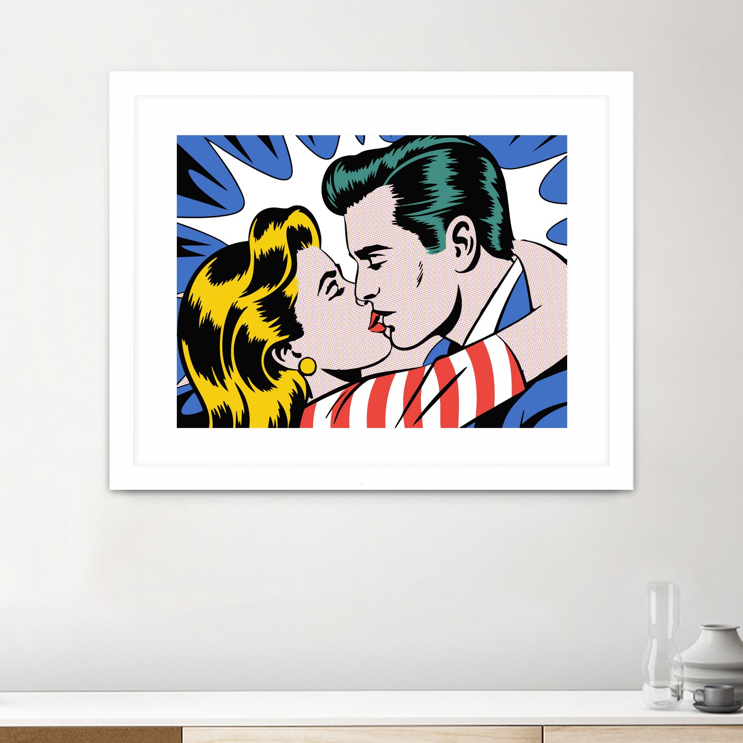 Welcome Home Darling by Andreas Magnusson on GIANT ART - illustration love