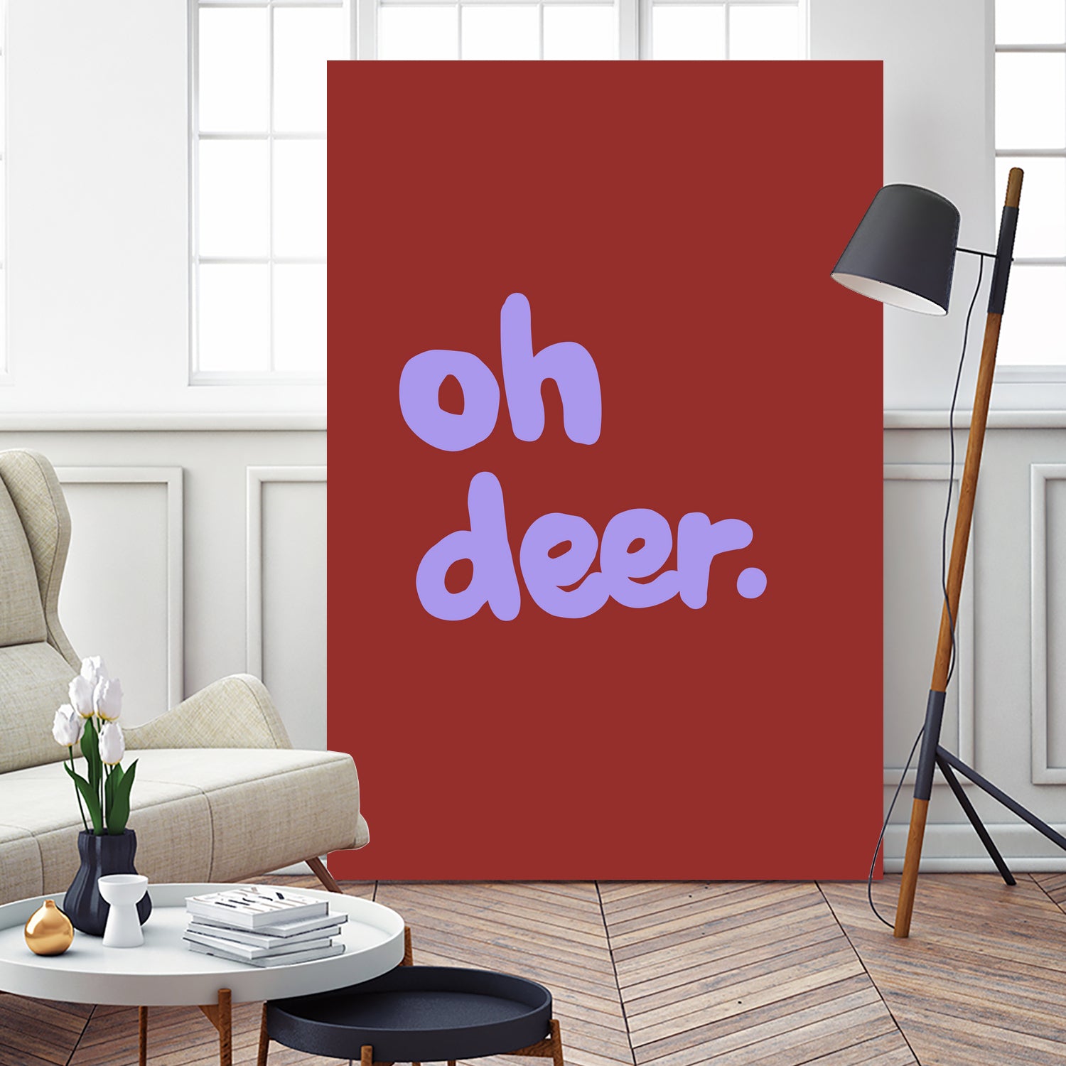 Oh Deer 1 by Studio Memb on GIANT ART - word art love