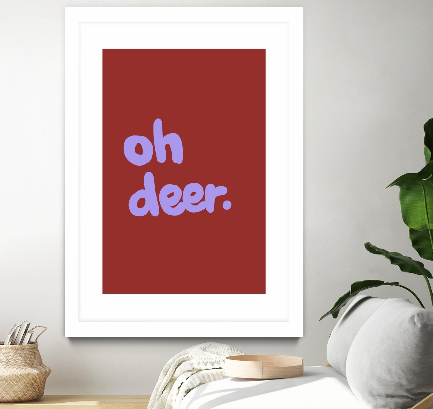 Oh Deer 1 by Studio Memb on GIANT ART - word art love