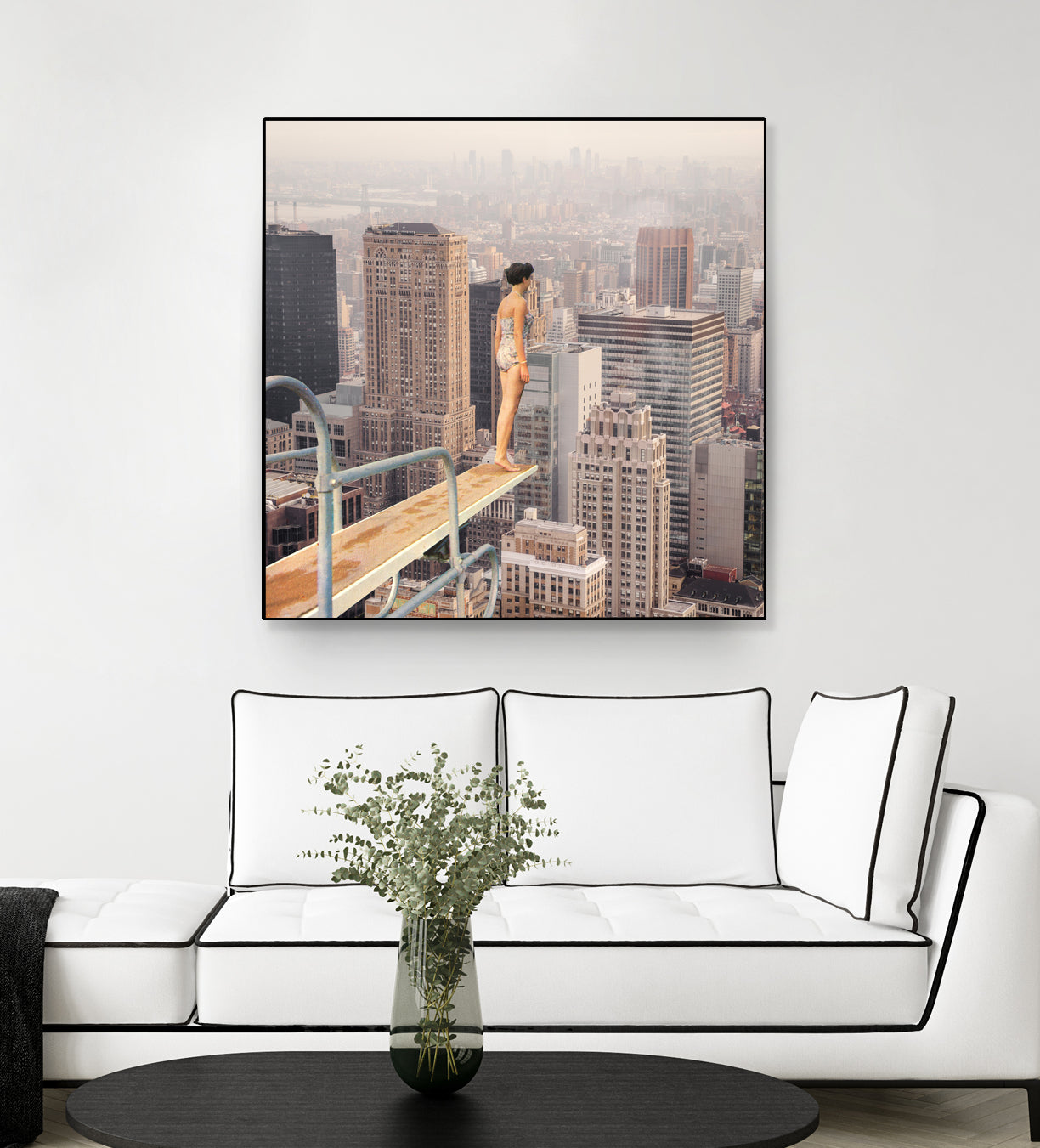 Risky Swimming by Marja van den on GIANT ART - illustration surreal