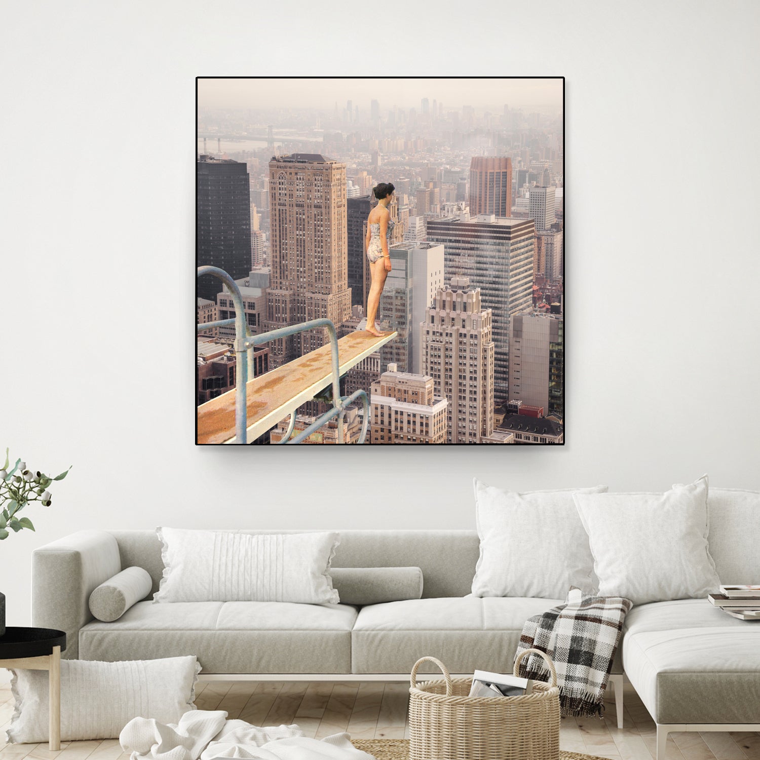 Risky Swimming by Marja van den on GIANT ART - illustration surreal