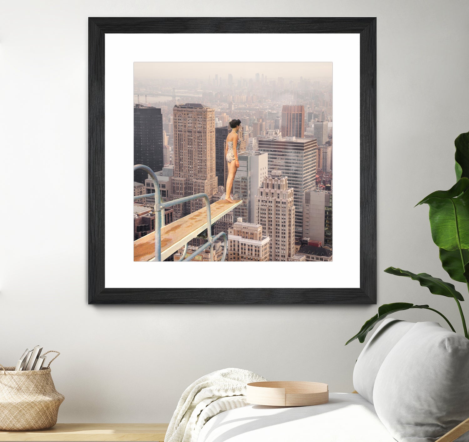 Risky Swimming by Marja van den on GIANT ART - illustration surreal