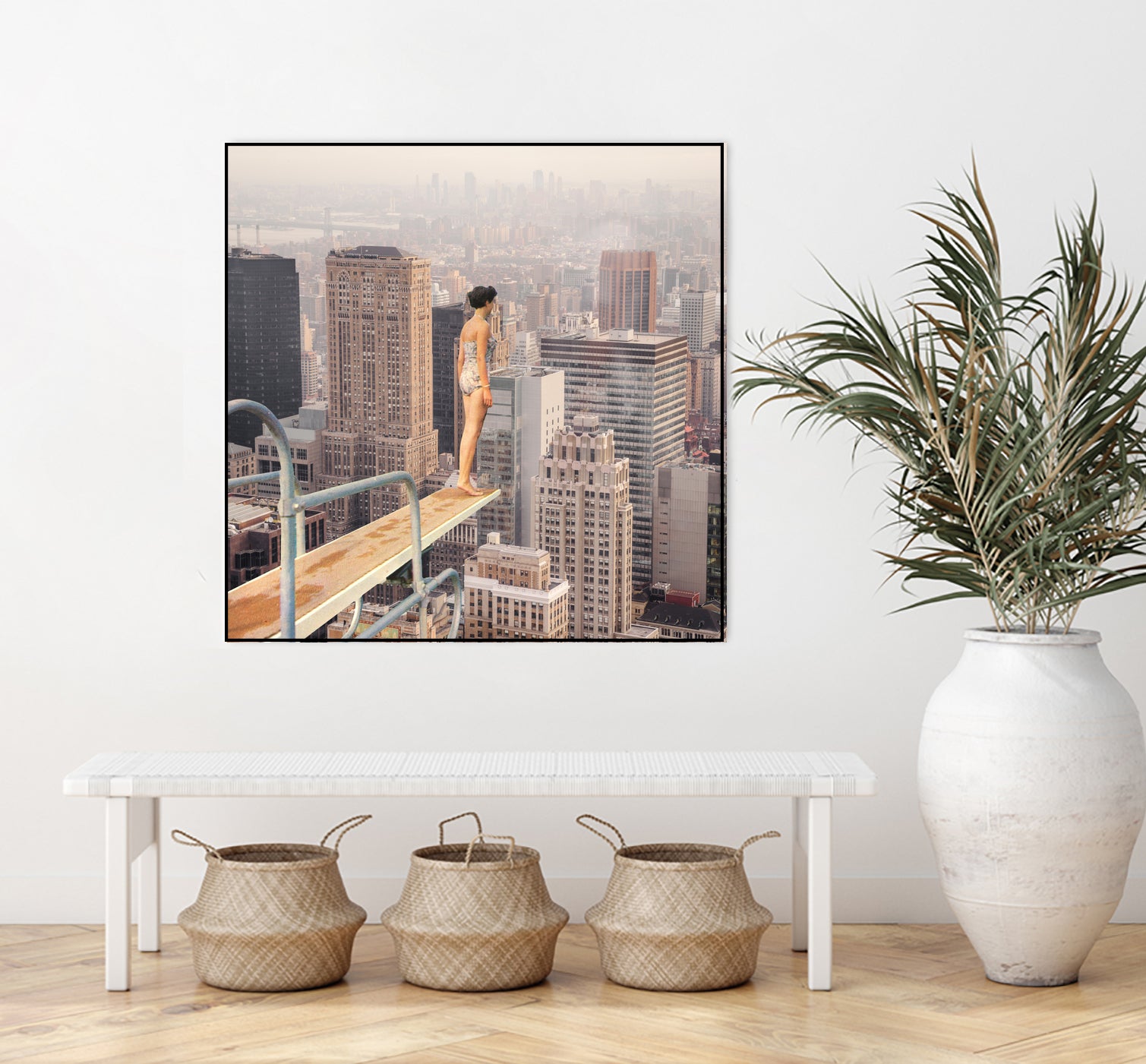 Risky Swimming by Marja van den on GIANT ART - illustration surreal