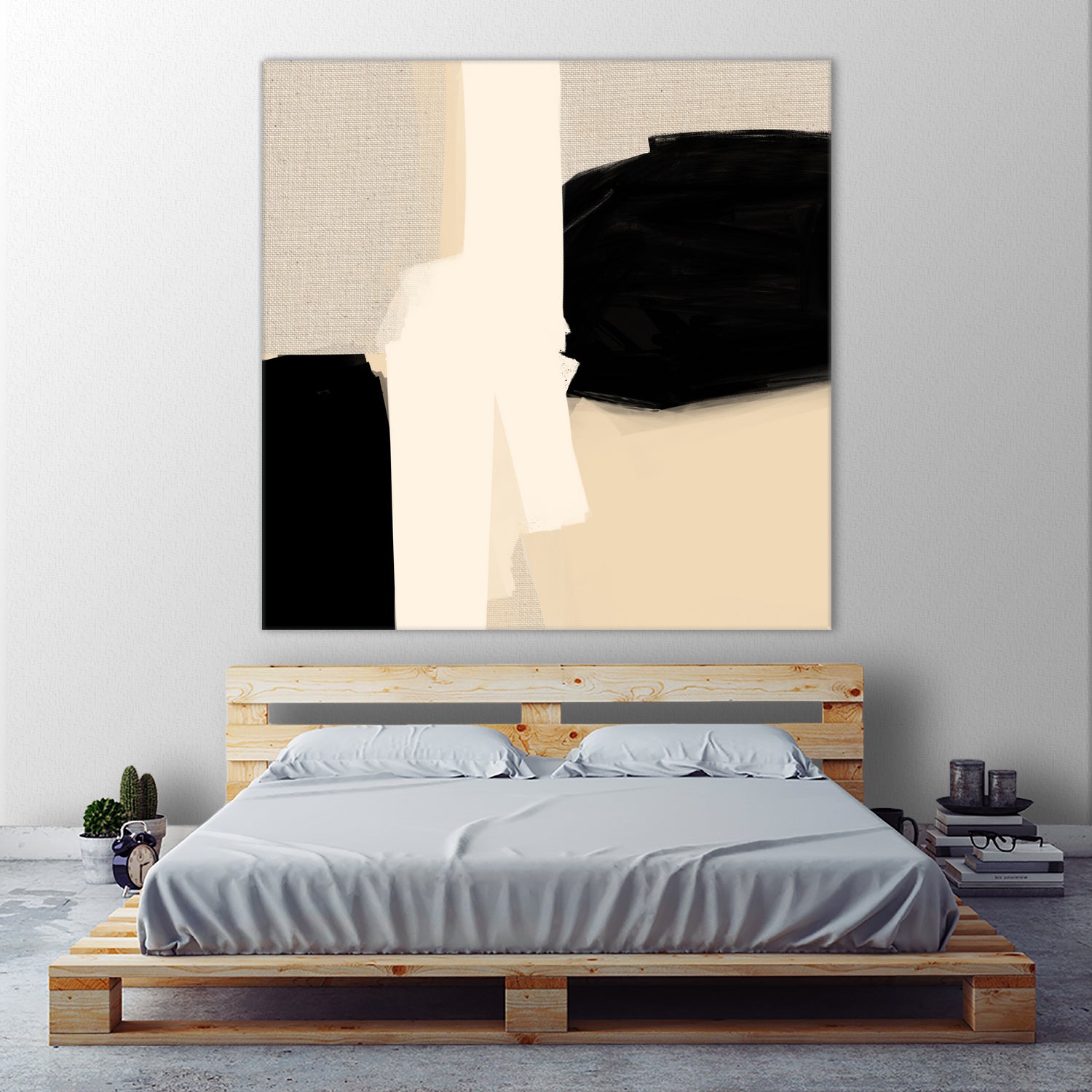 Opposites Attract 5 by Simona Gocan on GIANT ART - illustration neutral tones