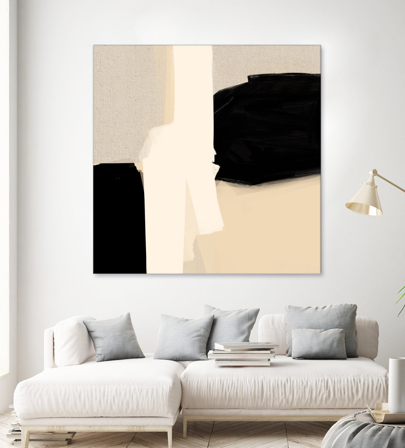 Opposites Attract 5 by Simona Gocan on GIANT ART - illustration neutral tones
