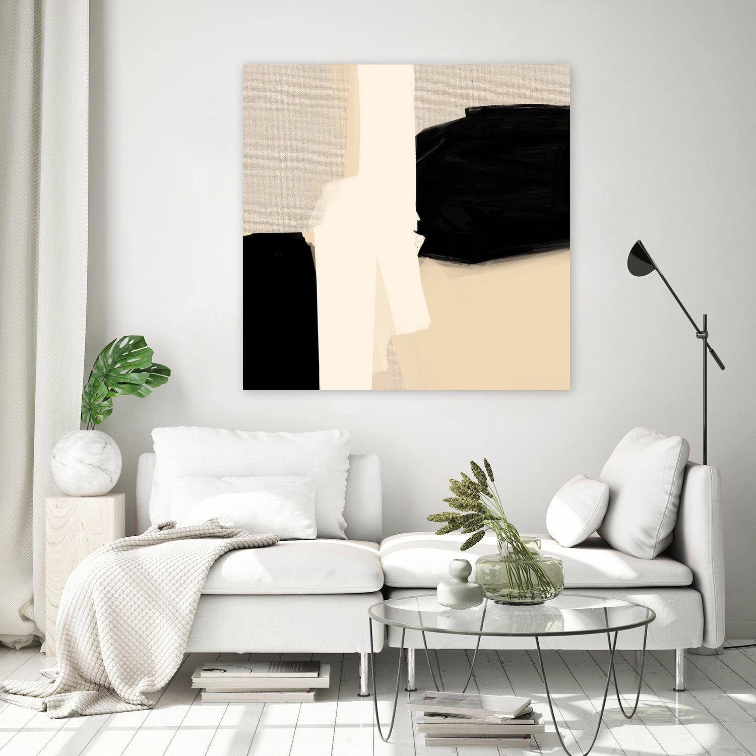 Opposites Attract 5 by Simona Gocan on GIANT ART - illustration neutral tones