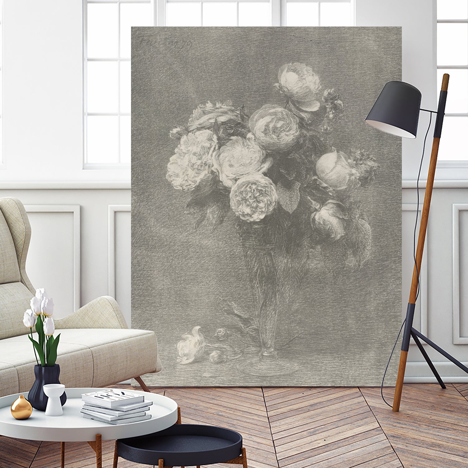 Bouquet of Roses by Henri Fantin Latour on GIANT ART - henri fantin latour