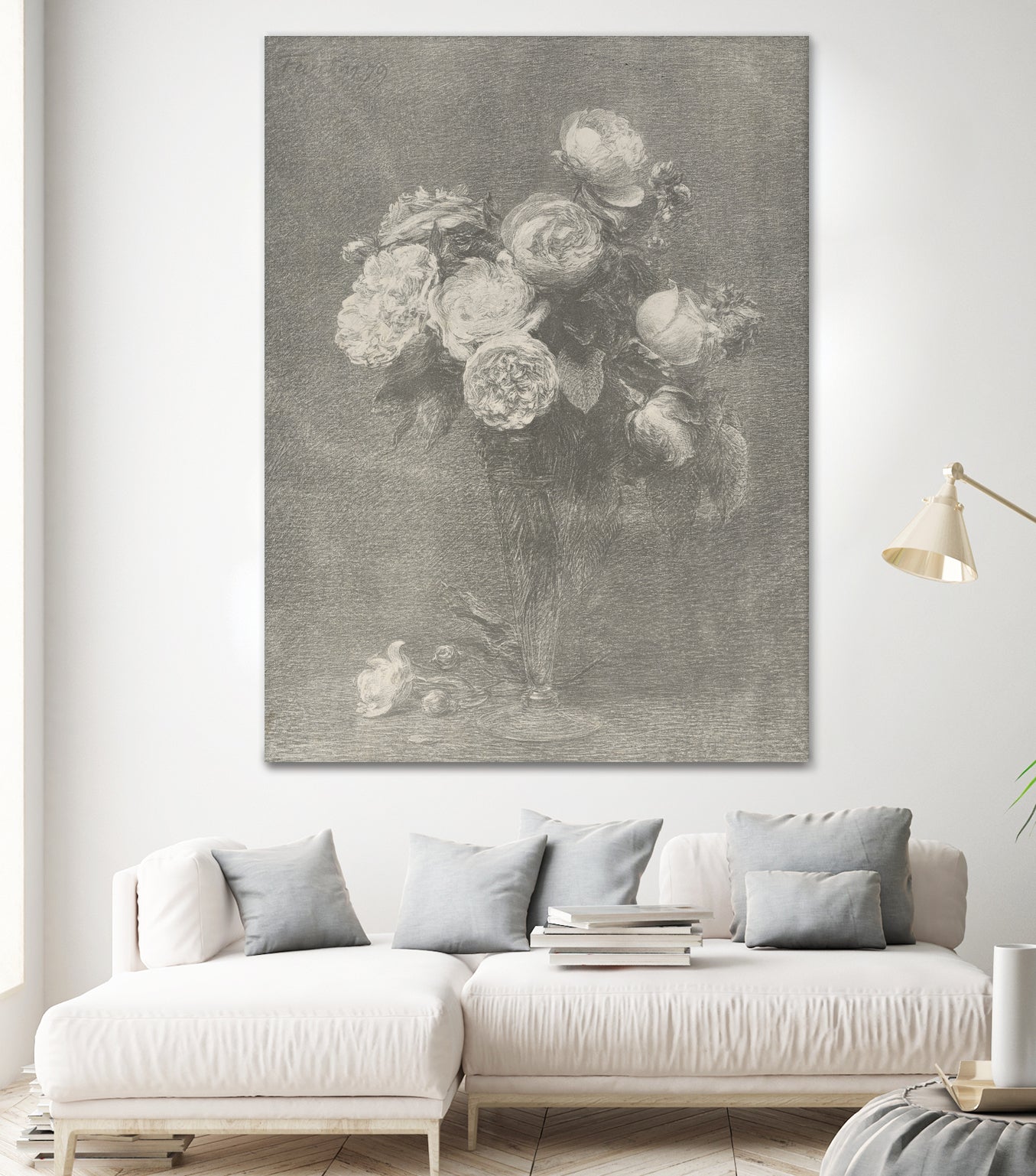 Bouquet of Roses by Henri Fantin Latour on GIANT ART - henri fantin latour