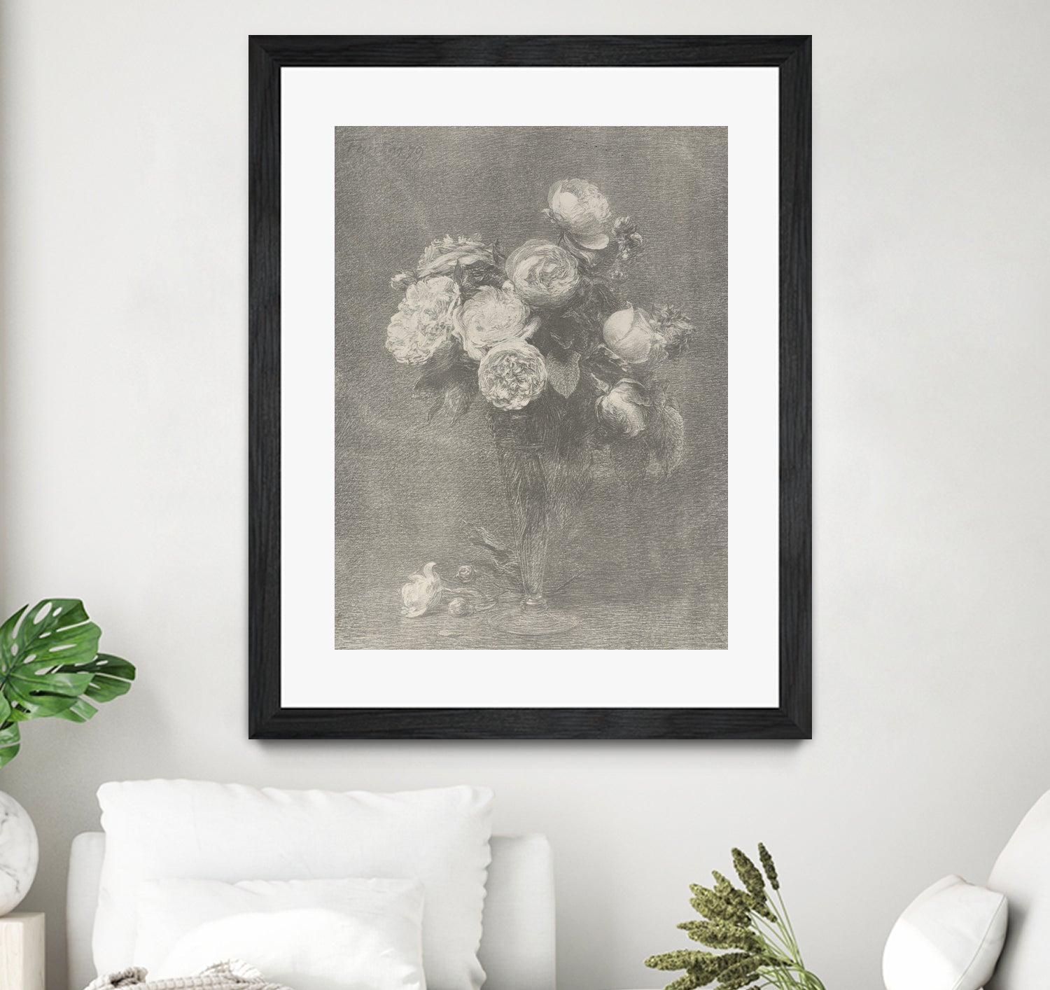 Bouquet of Roses by Henri Fantin Latour on GIANT ART - henri fantin latour