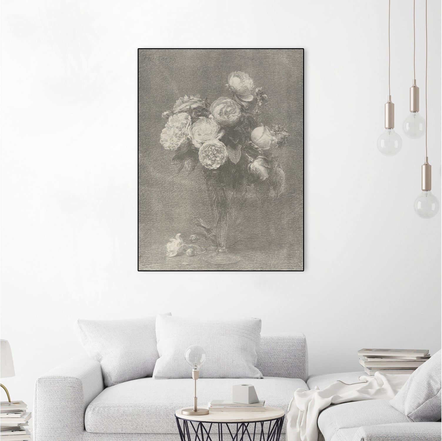 Bouquet of Roses by Henri Fantin Latour on GIANT ART - henri fantin latour