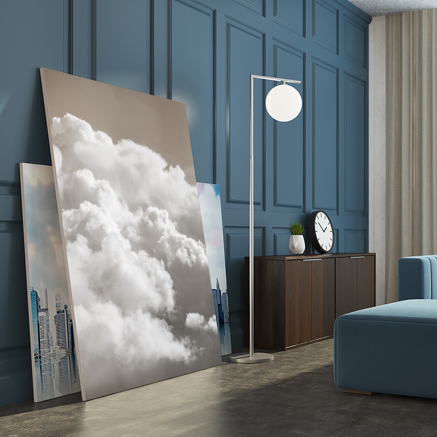 Sandy Clouds by Mareike Bohmer on GIANT ART - cloud