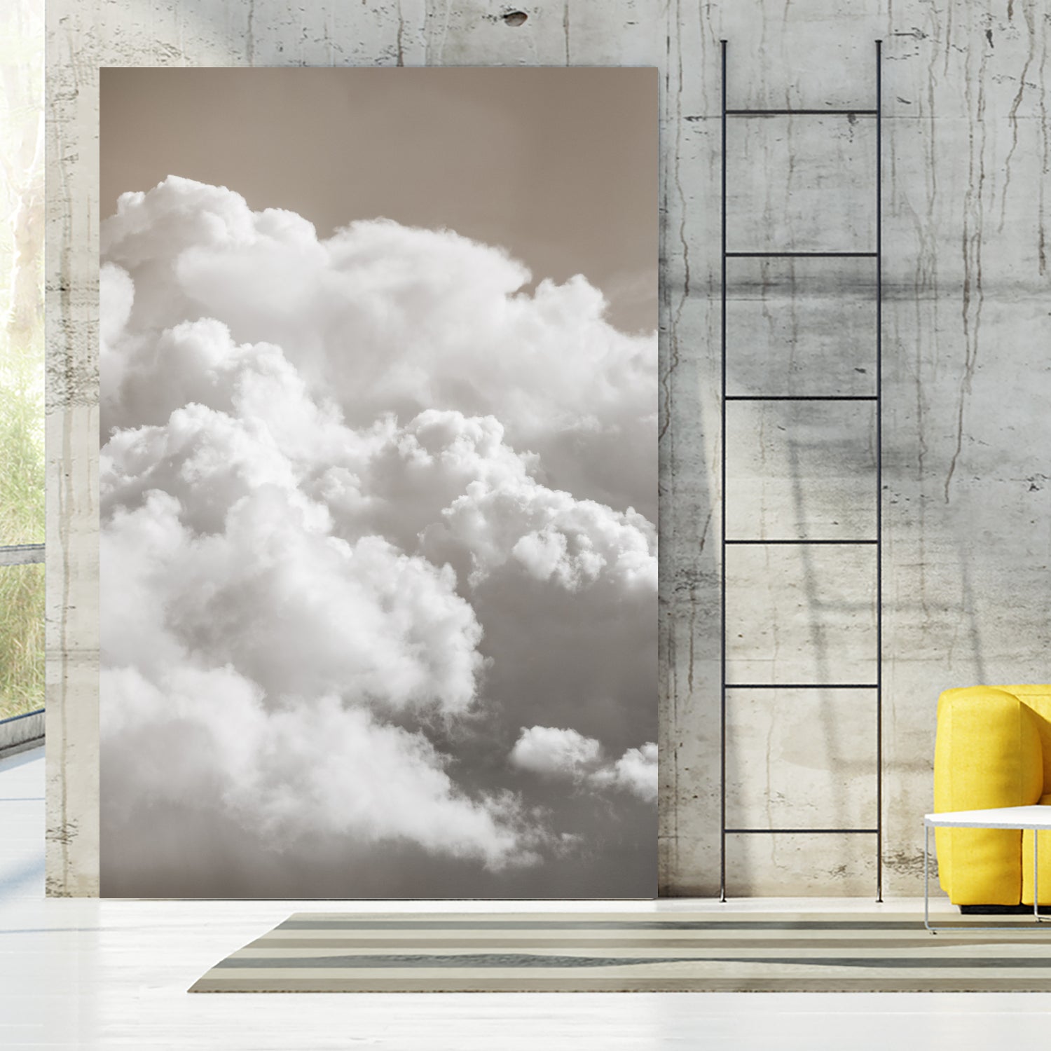 Sandy Clouds by Mareike Bohmer on GIANT ART - cloud
