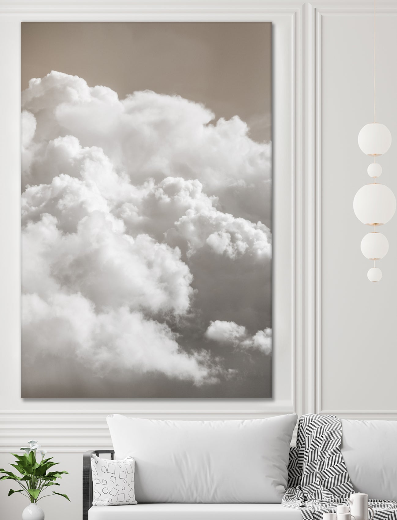 Sandy Clouds by Mareike Bohmer on GIANT ART - cloud