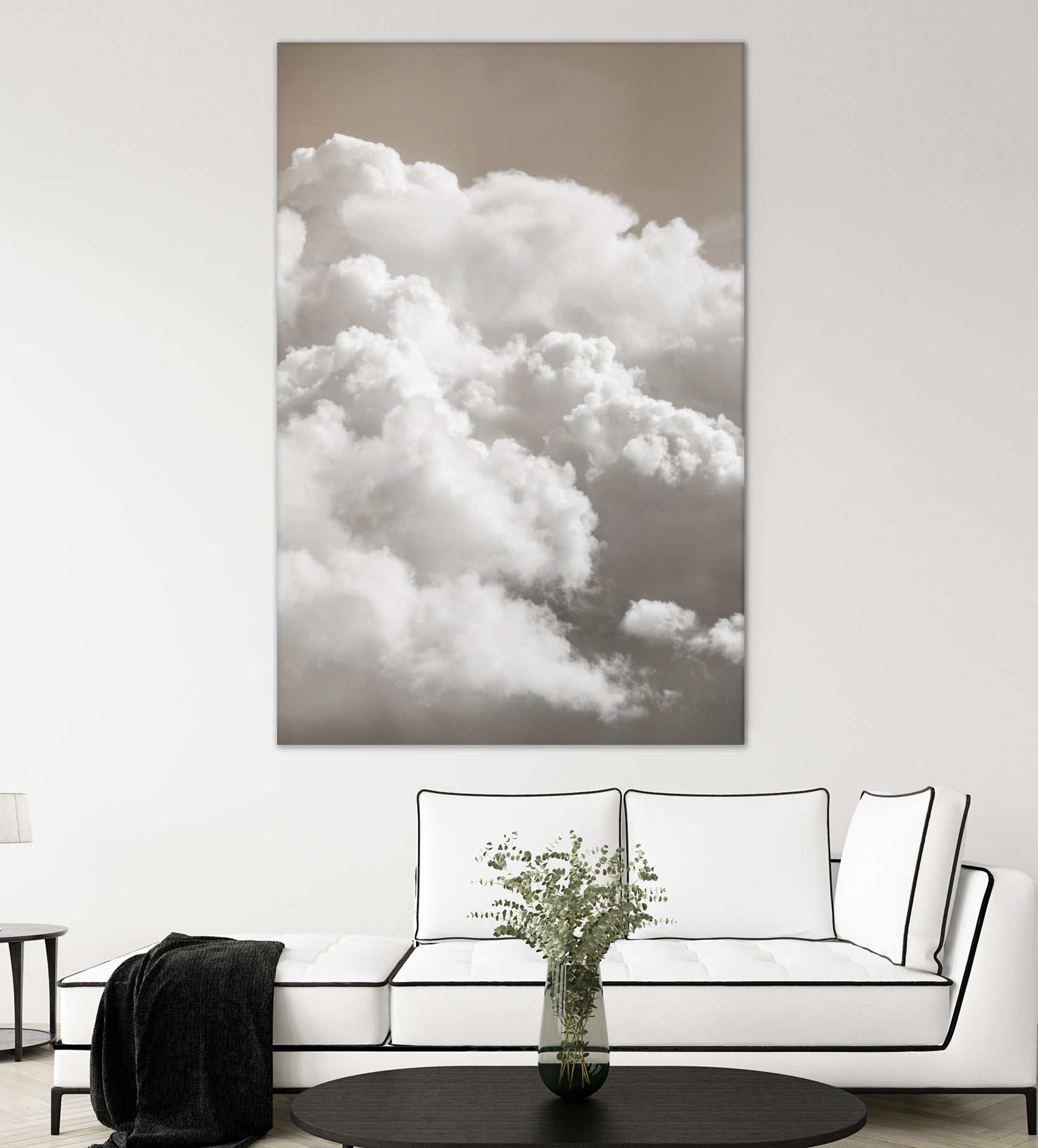 Sandy Clouds by Mareike Bohmer on GIANT ART - cloud