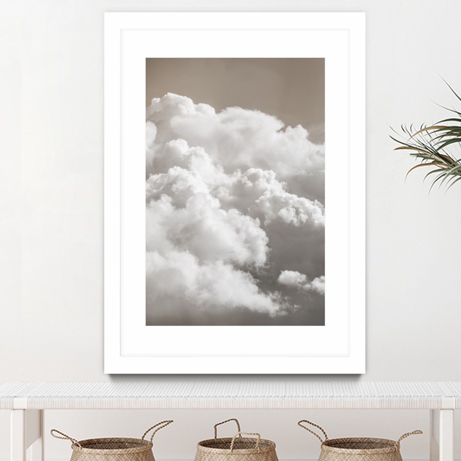Sandy Clouds by Mareike Bohmer on GIANT ART - cloud