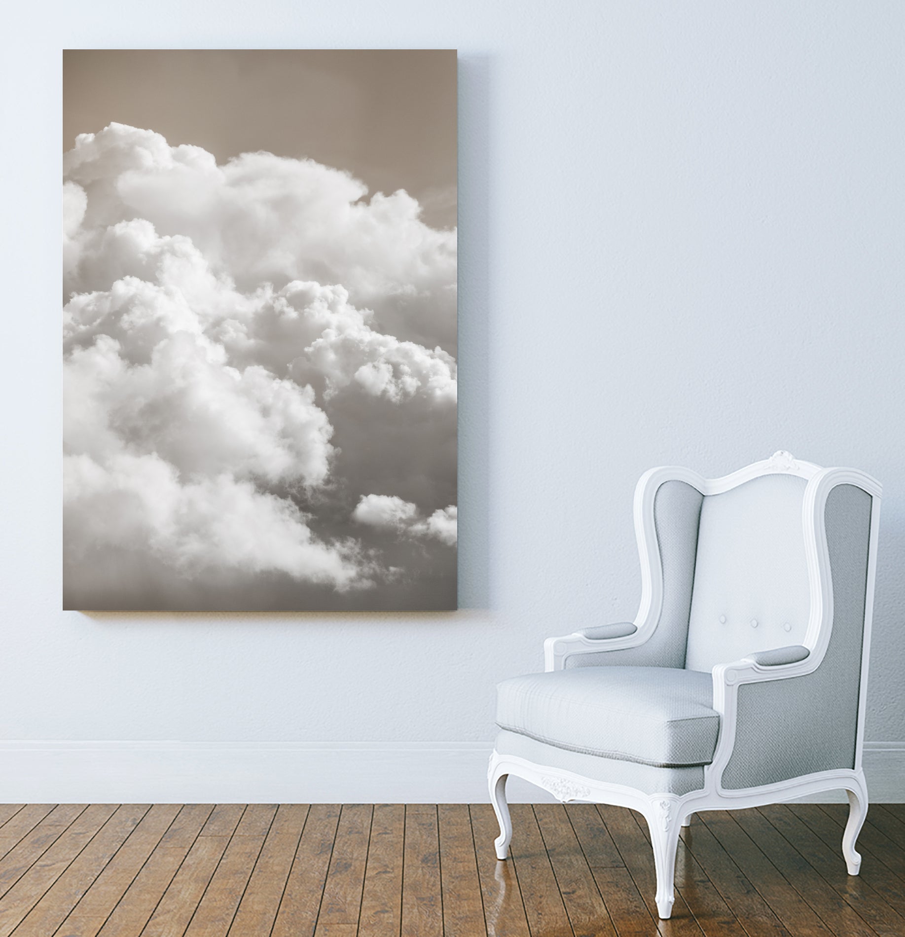 Sandy Clouds by Mareike Bohmer on GIANT ART - cloud