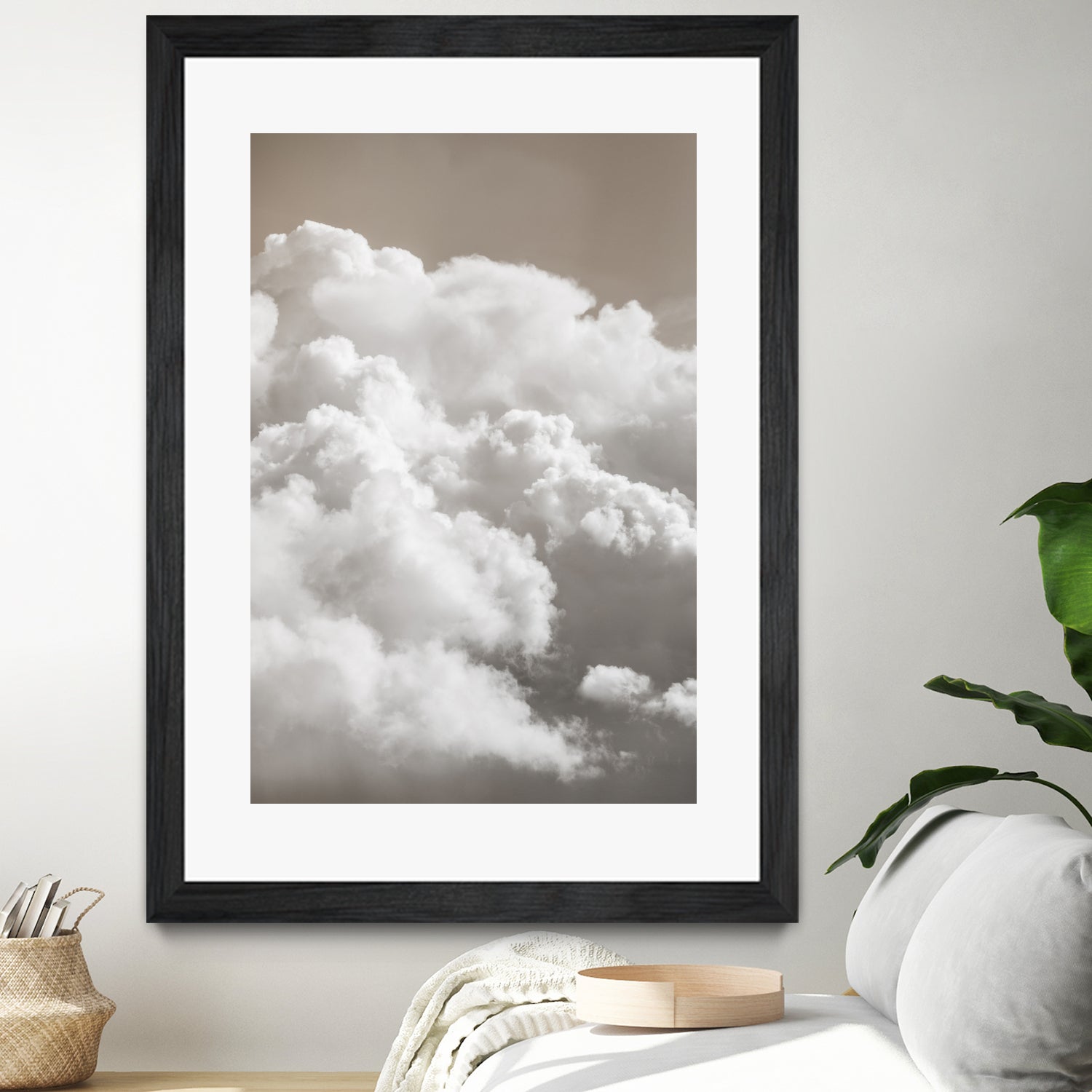 Sandy Clouds by Mareike Bohmer on GIANT ART - cloud